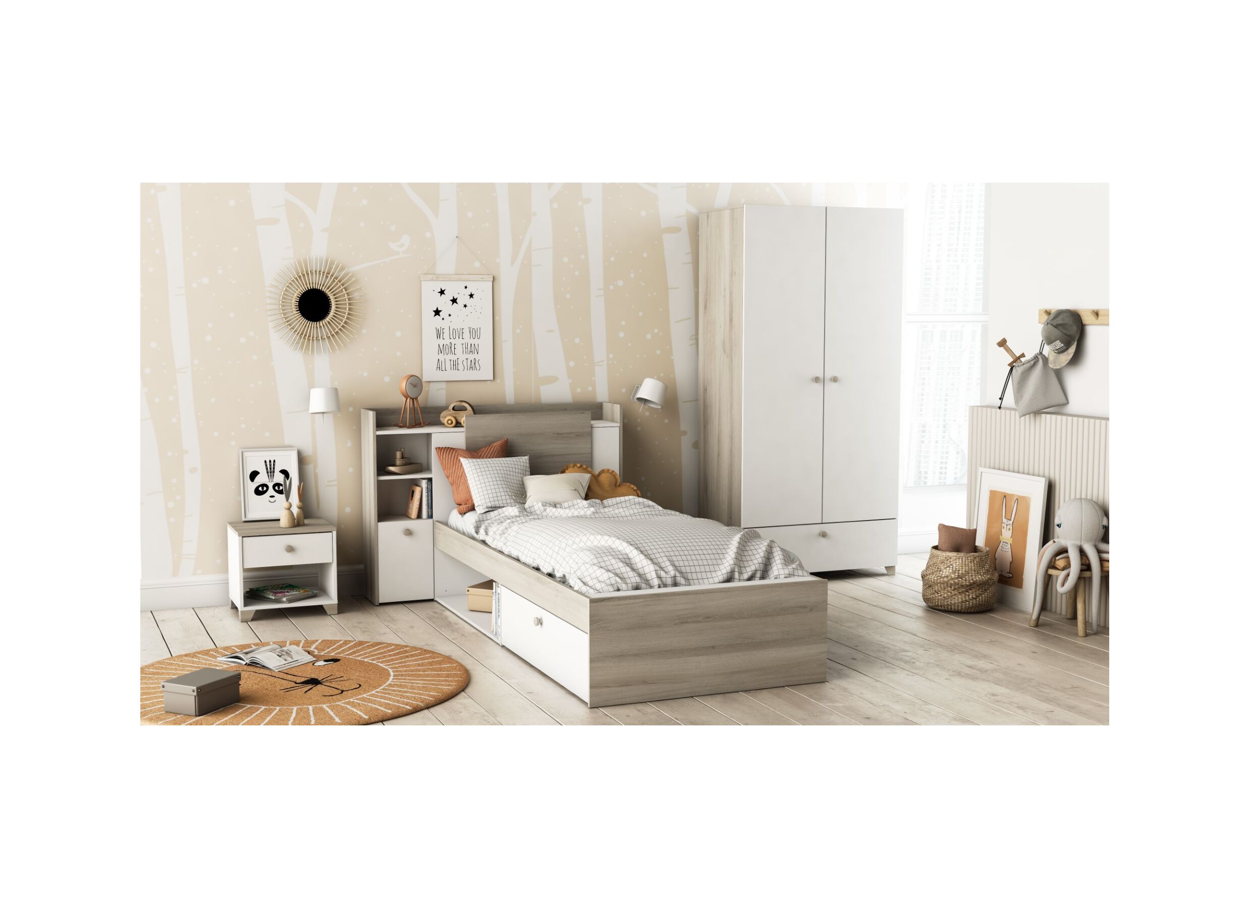 Table de chevet Izzy 43x36x40cm
