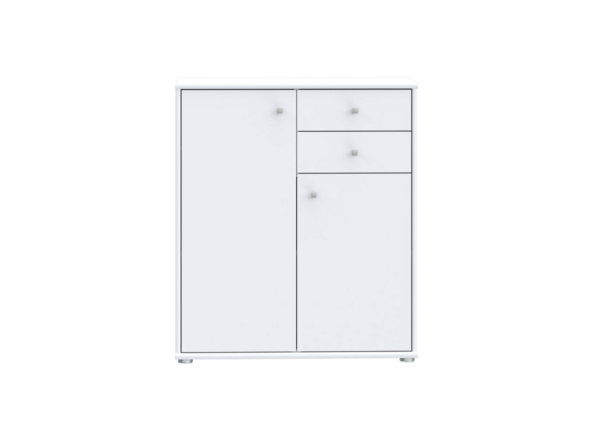 Aperçu - Commode Topic 74x35x86cm - décor - blanc