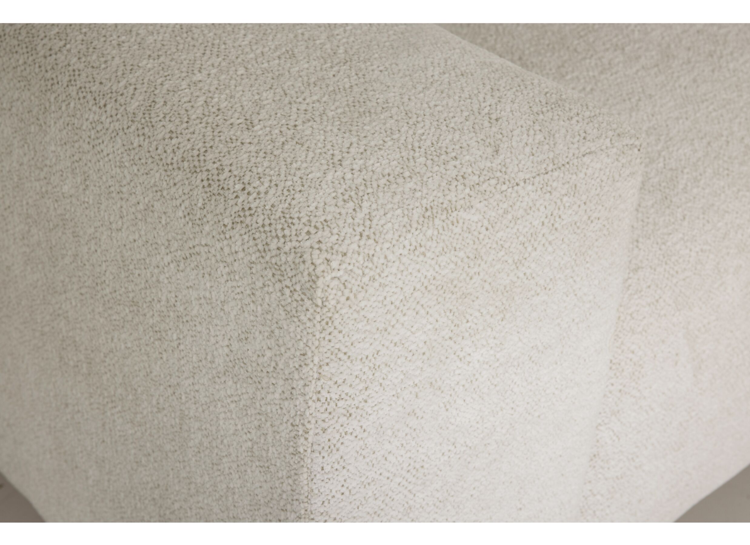 Hoeksalon Eddy 267x206cm - stof - ecru