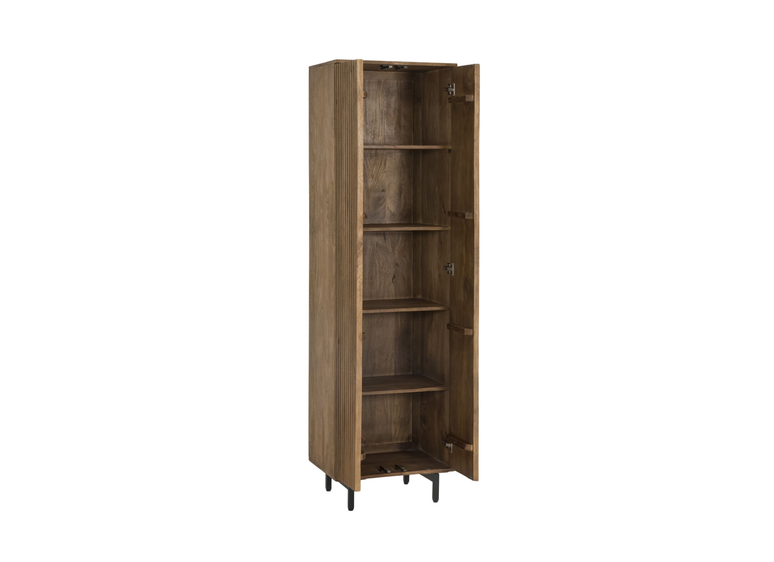 Indeling - Kast Angkor 80x42x210cm - mango massief - naturel
