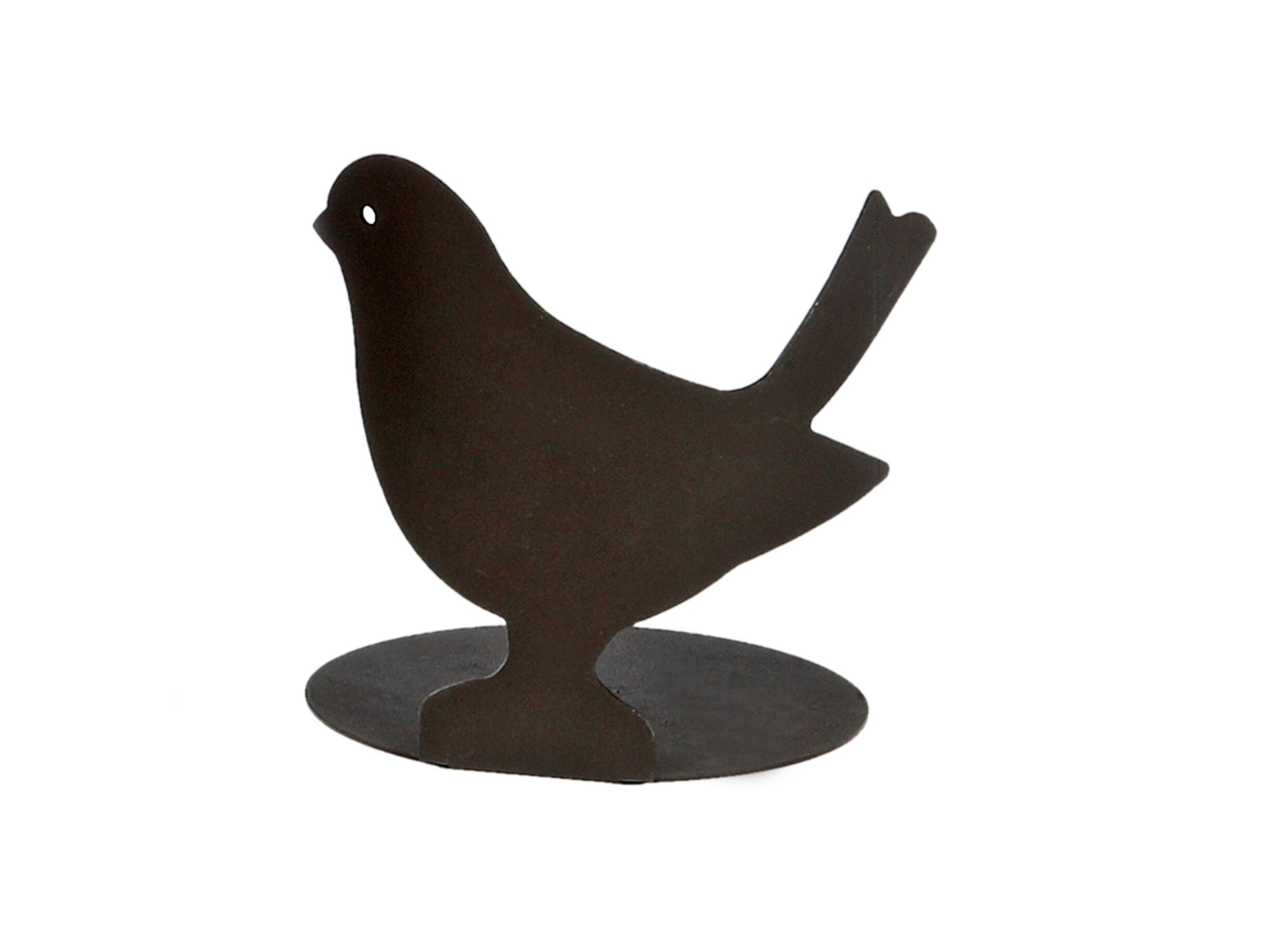 Figuur Vogel H7cm - metaal - zwart - Figuur Vogel H7cm - metaal - zwart