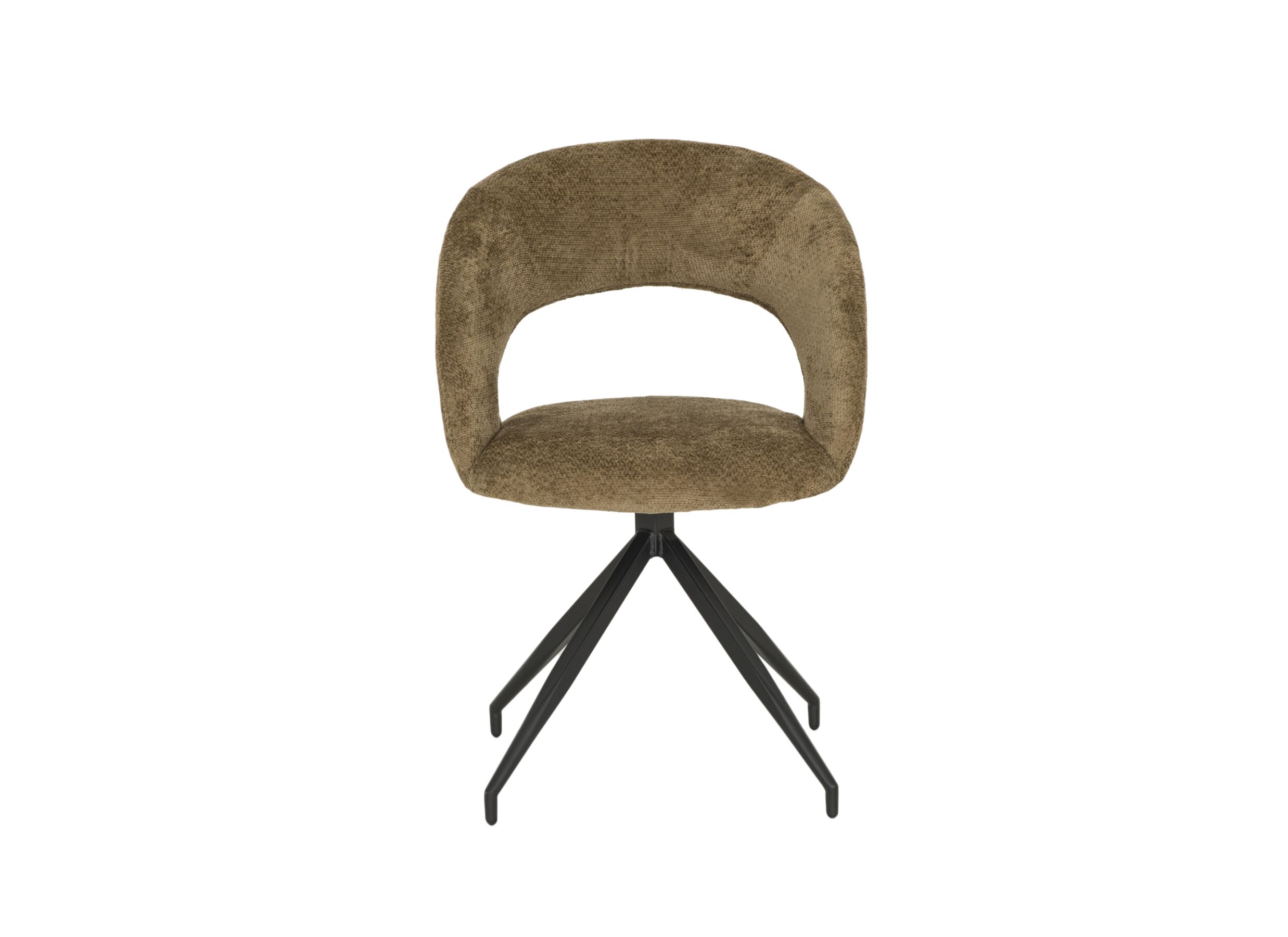 Aperçu - Chaise Indy 58x60x85cm - tissu - curry