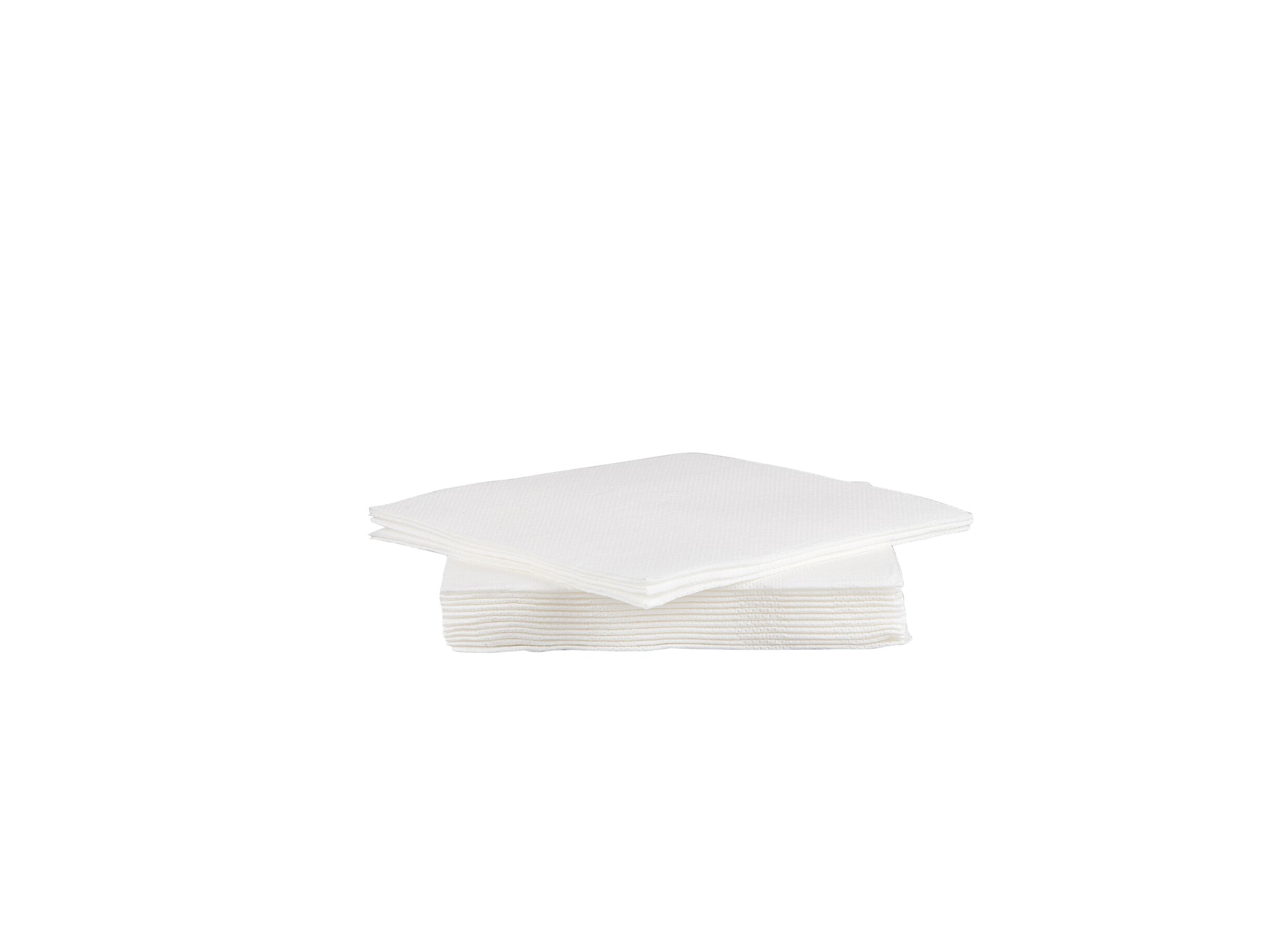 Serviette CT Prof 25x25cm wit, 40 stuks