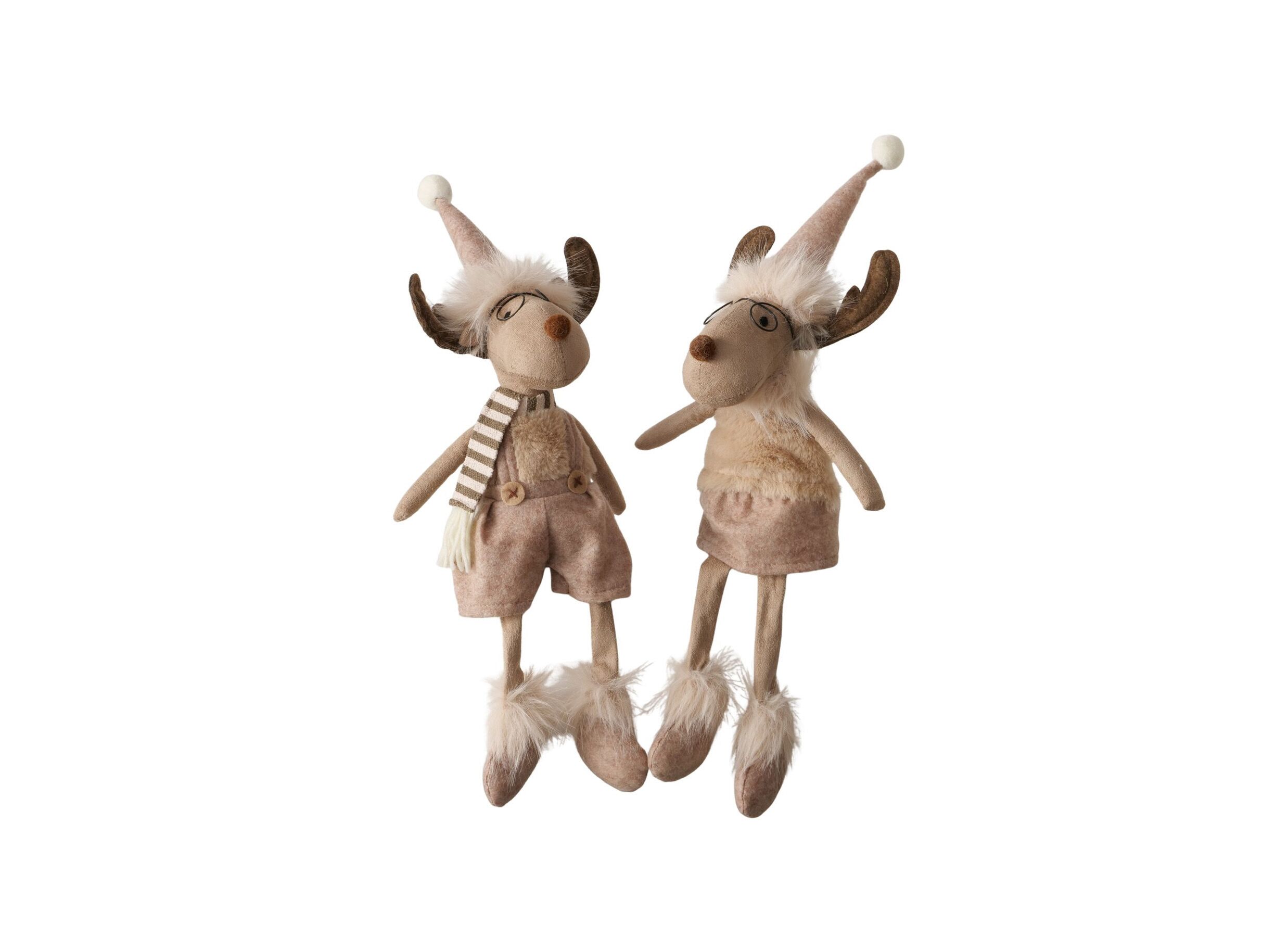Kerstdecoratie Shelfsitter Kalina Muis H45cm - Décoration de Noël Shelfsitter Kalina Souris H45cm