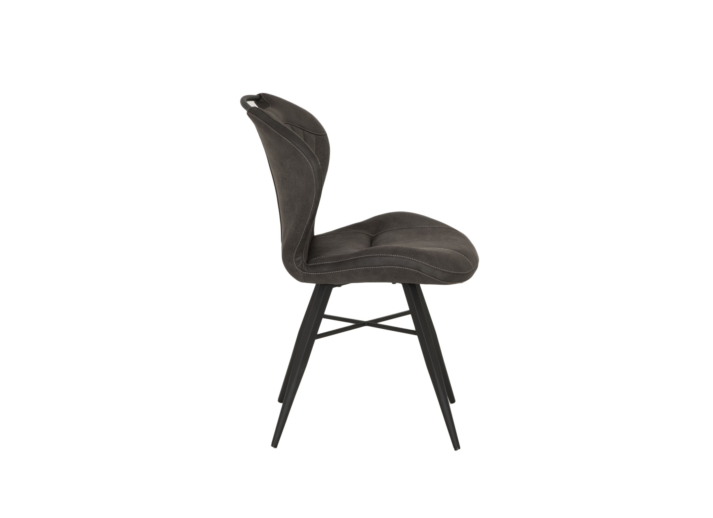 Stoel Mace 50,5x61x87cm - stof - zorro antraciet