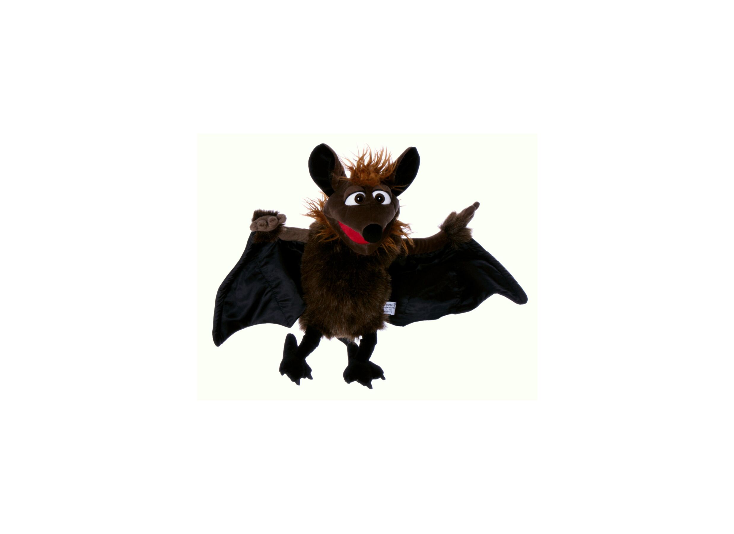 Plus Important - Marionnette à main Gaston la chauve-souris H58cm - polyester - brun