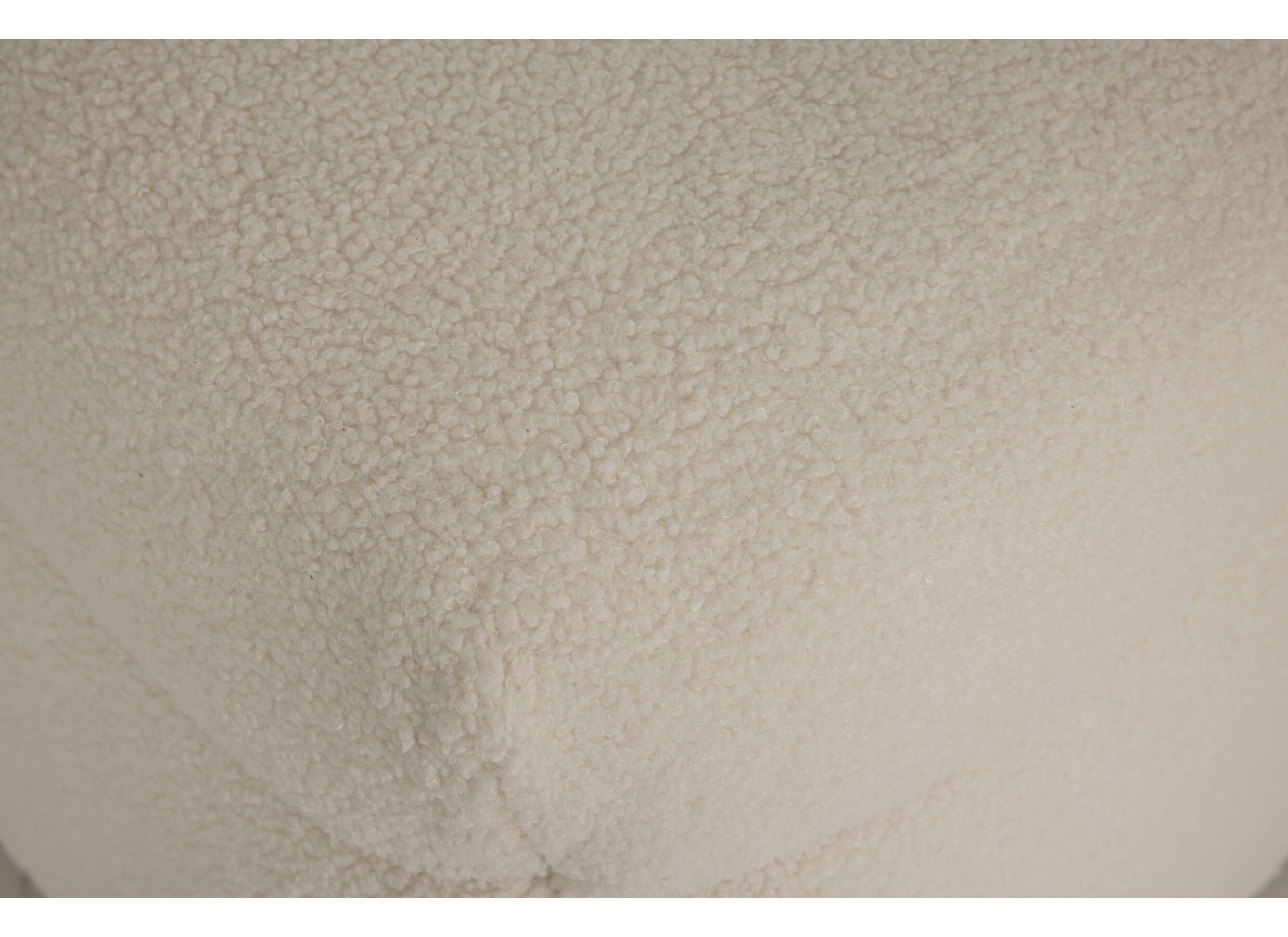Detailfoto - Poef Bubble 109x74cm stof wit
