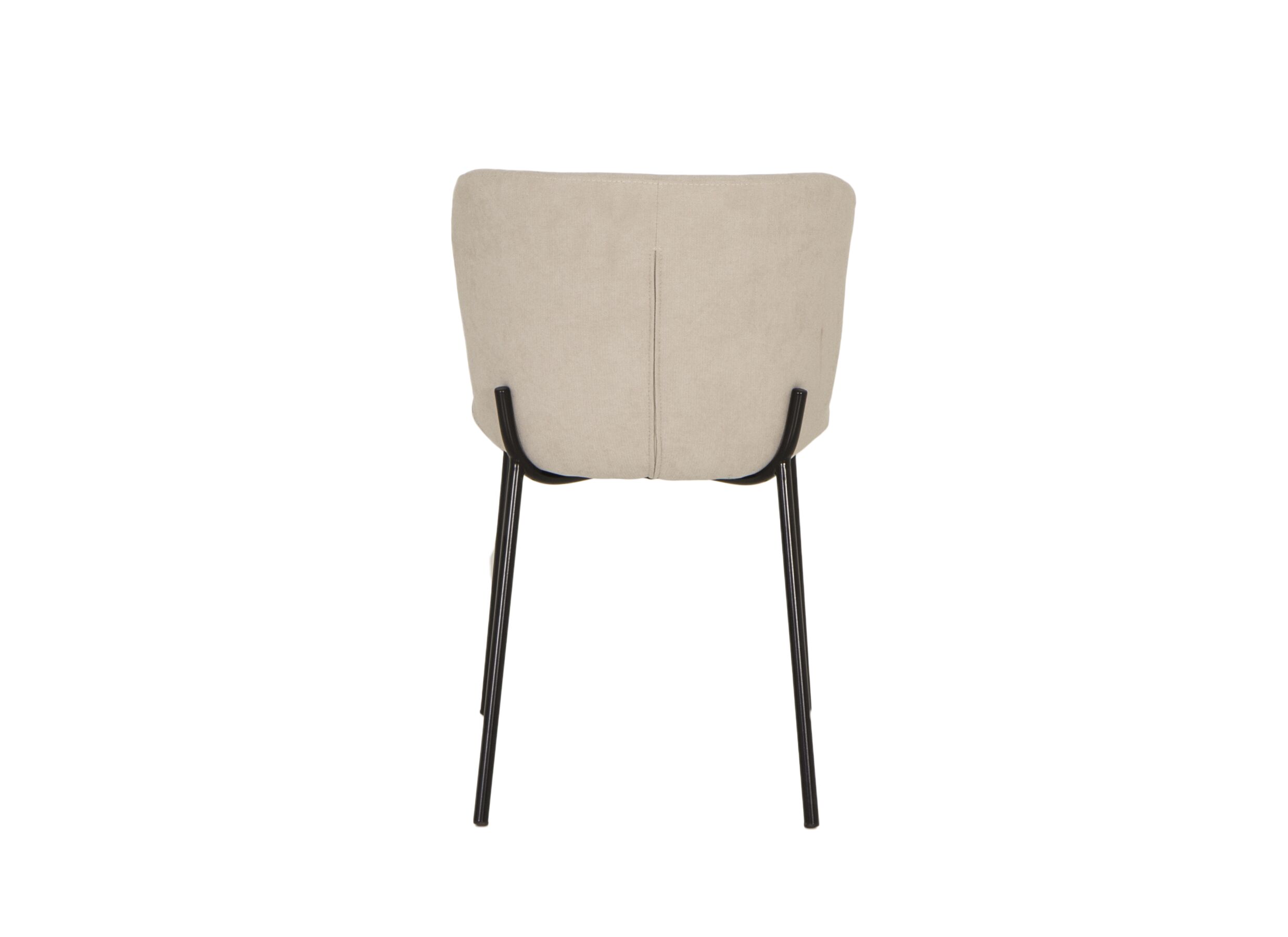 Stoel Noemie 49x53,5x80,5cm - stof - beige