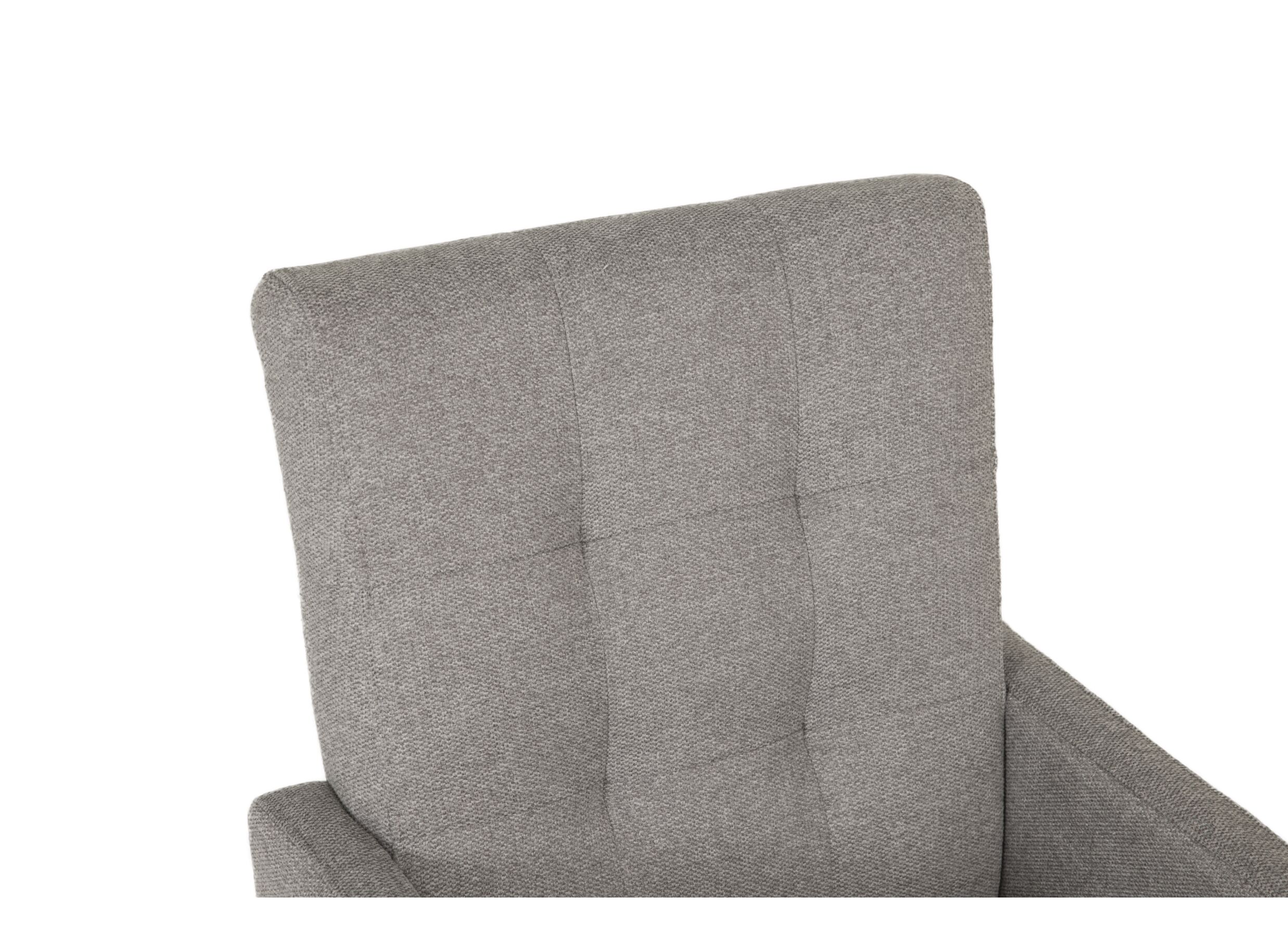 Detail - Chaise Bilbao 59x57x97cm - tissu - gris