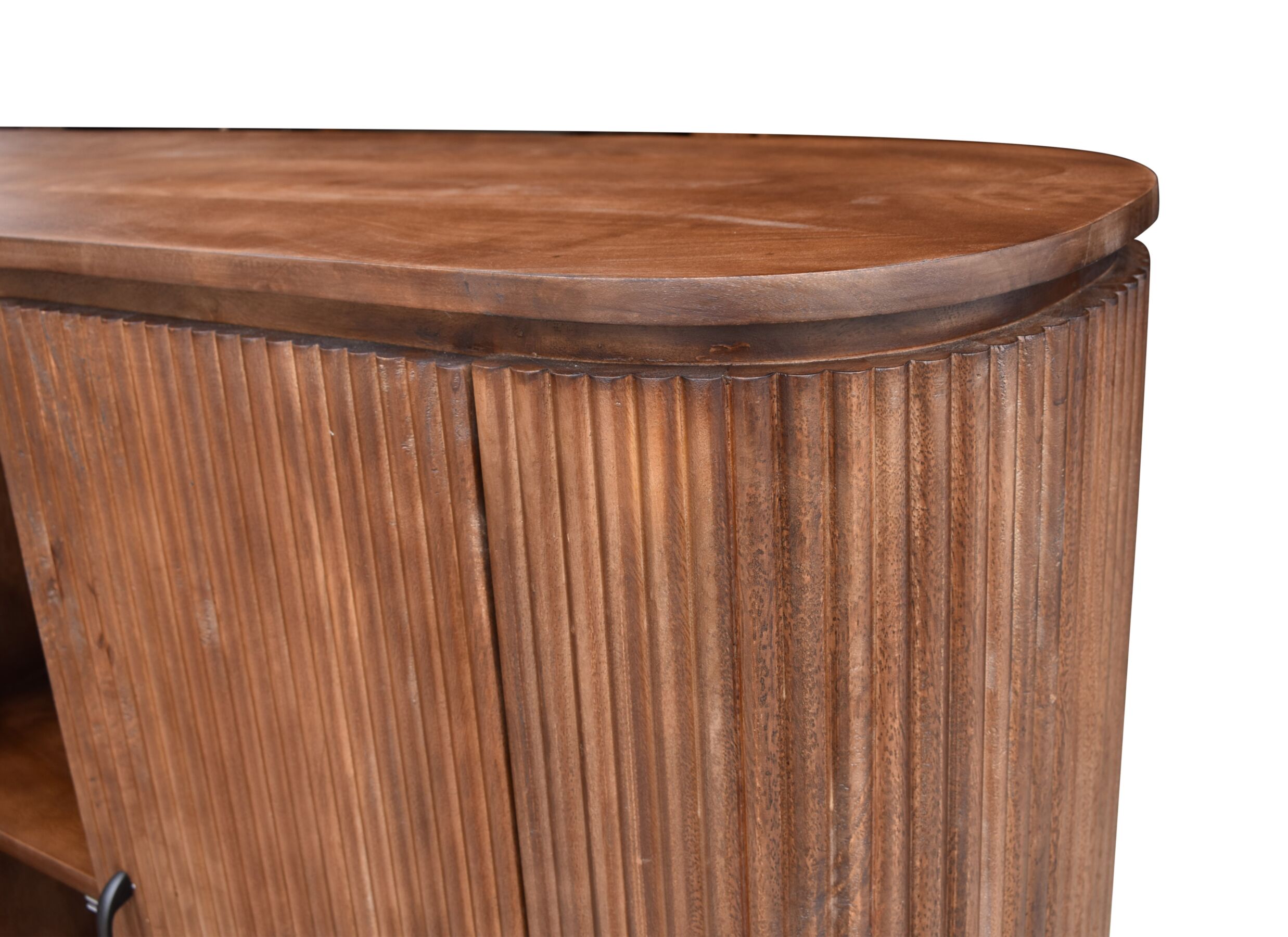 Detailfoto - Dressoir Natale 180cm - mango massief - bruin