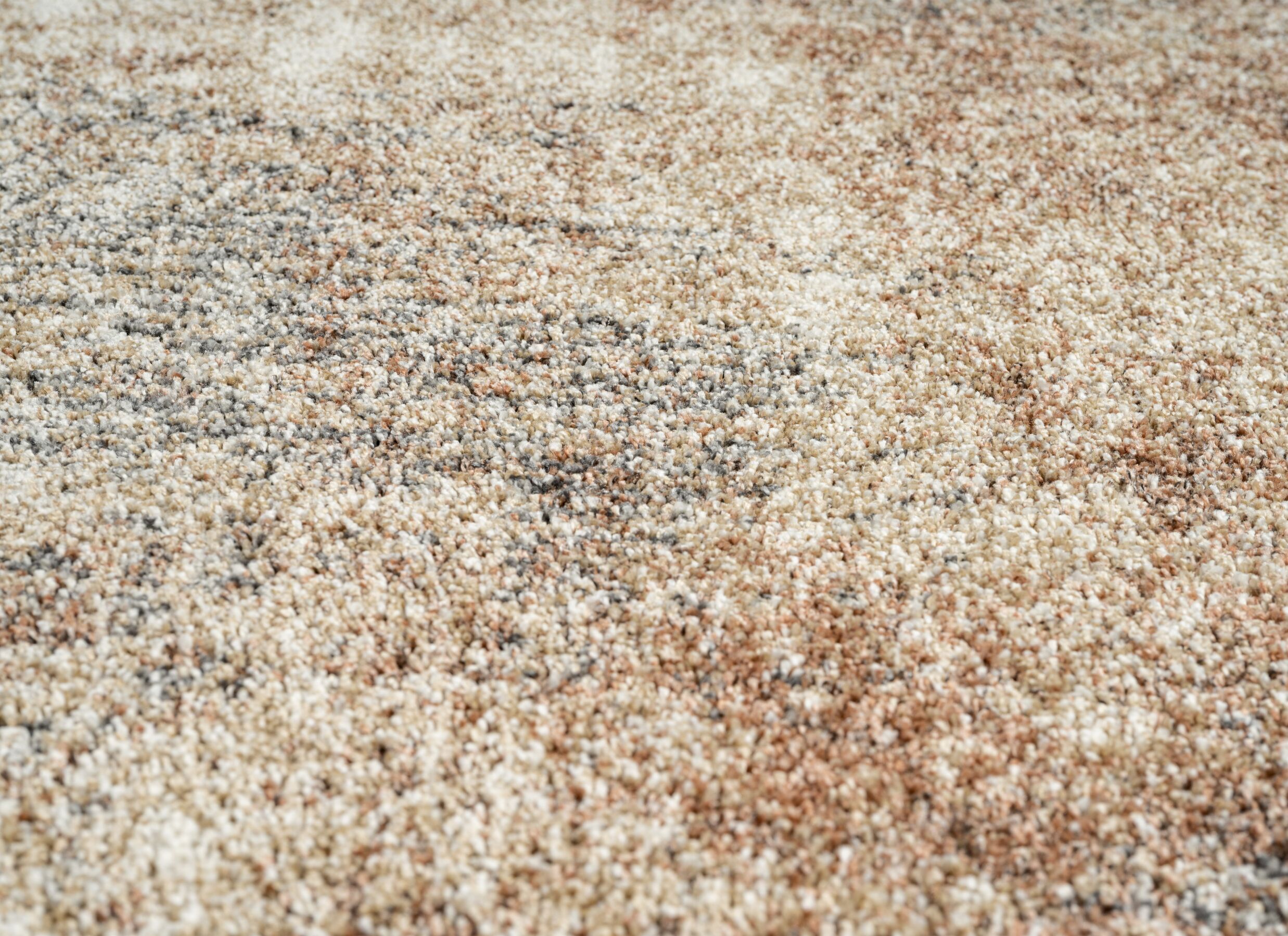 Detail - Tapis Medusa 67x140cm - polypropylène thermofixé - beige & marron