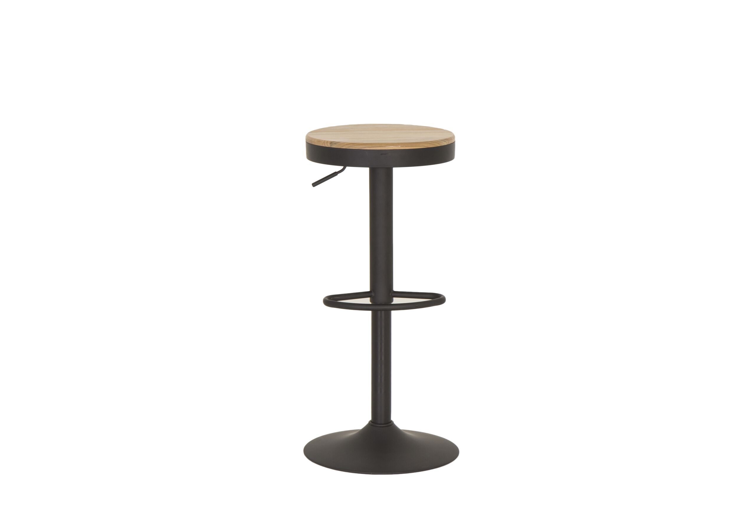 Barkruk Karma ZH59-80cm - hout - bruin/zwart