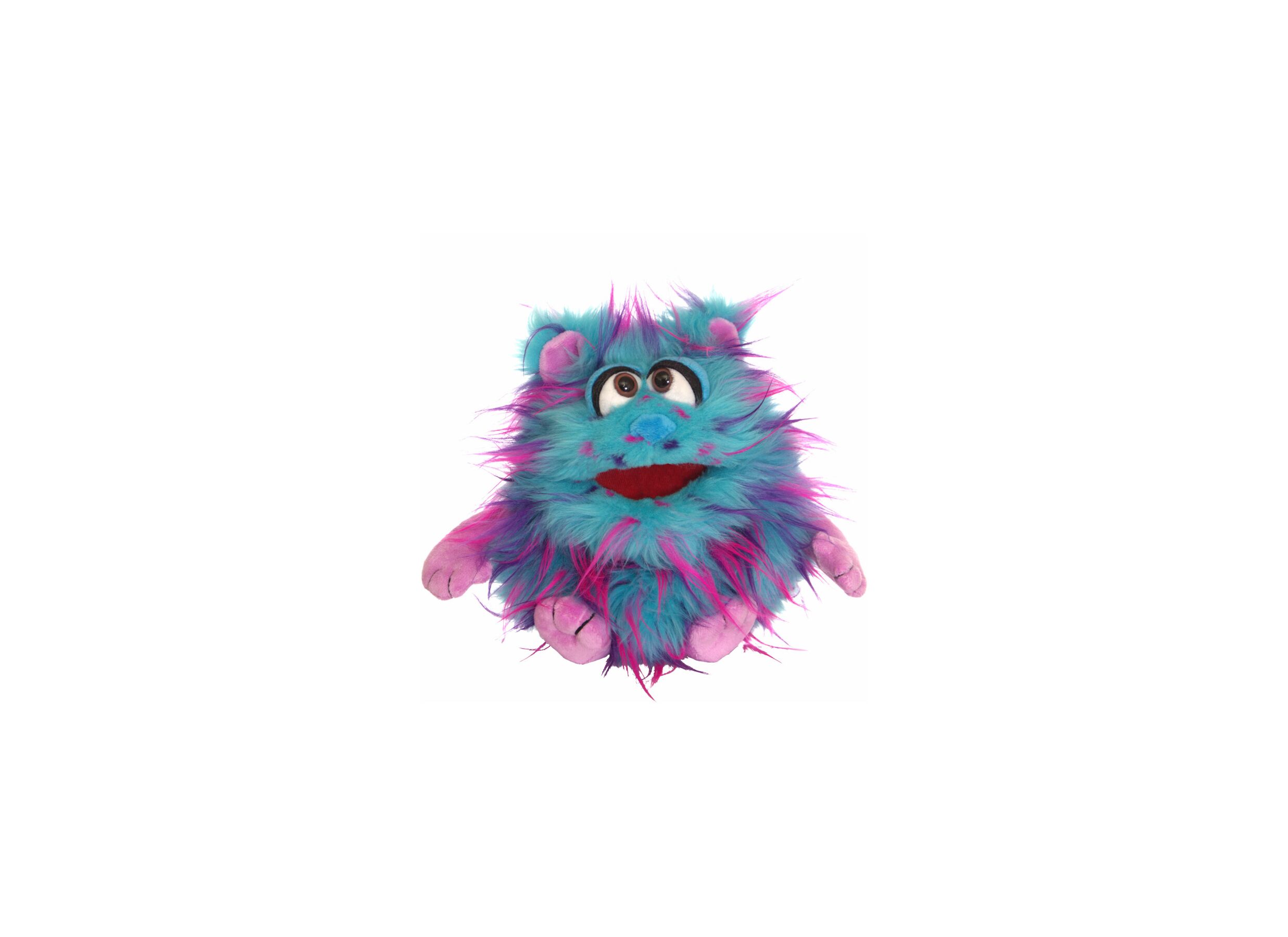 Handpop Monster to go Hupe H22cm - polyester - multicolor - Marionnette à main Monster to go Hupe H22cm - polyester - multicolore