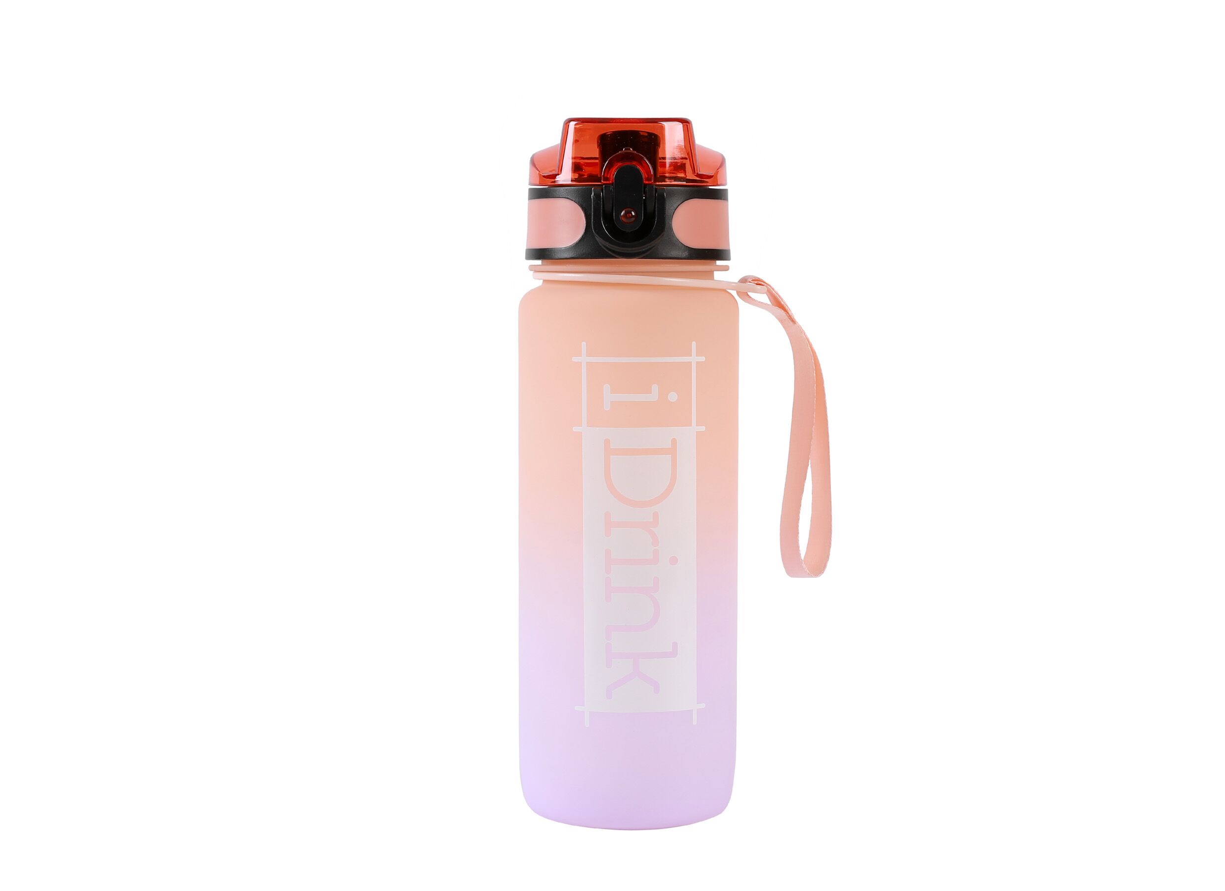 Drinkfles Tritan 75cl - kunststof - oranje & lila - Drinkfles Tritan 75cl - kunststof - oranje & lila