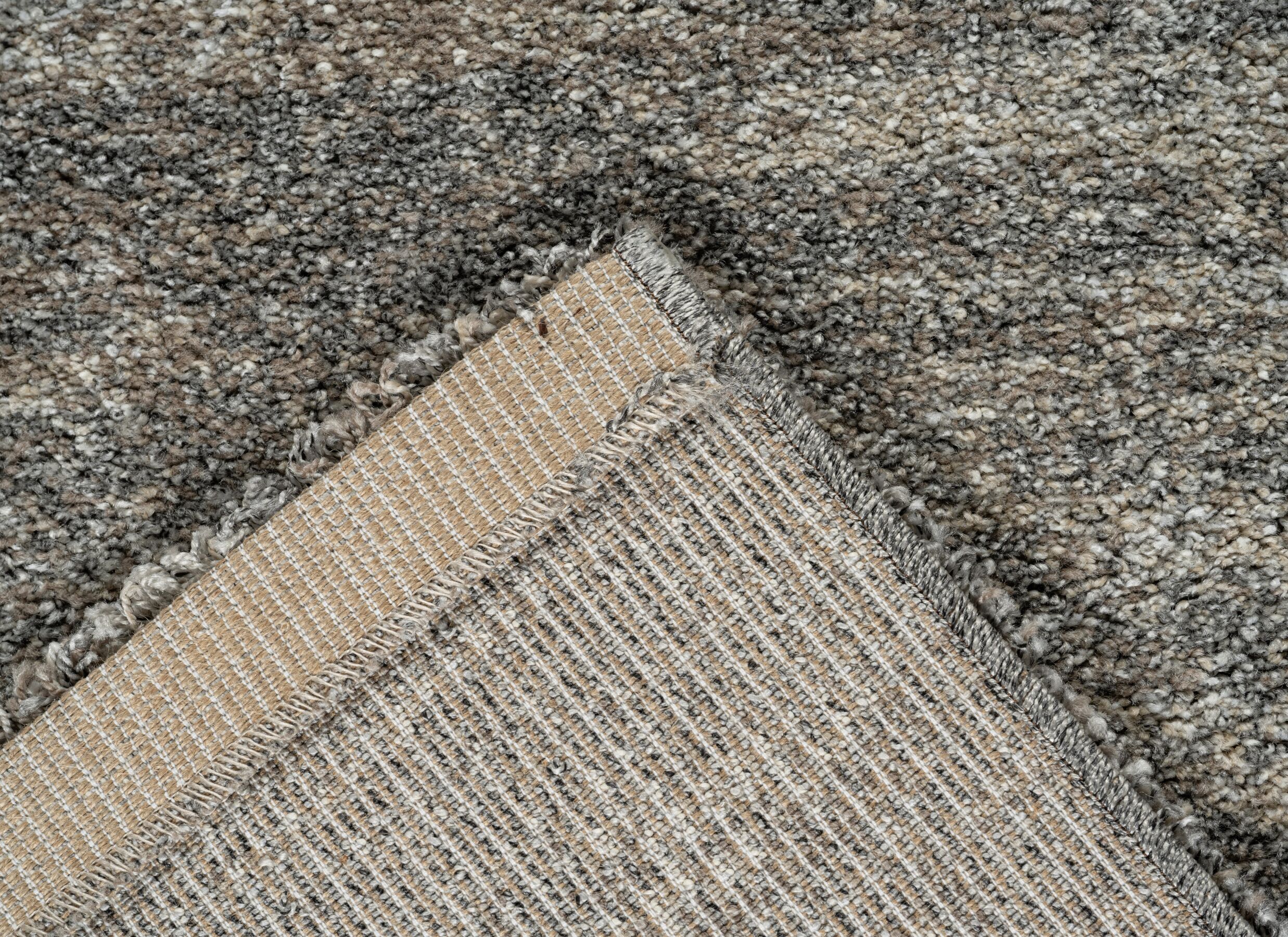 Detailfoto - Tapijt Medusa 133x195cm - heatset polypropyleen - grijs & beige