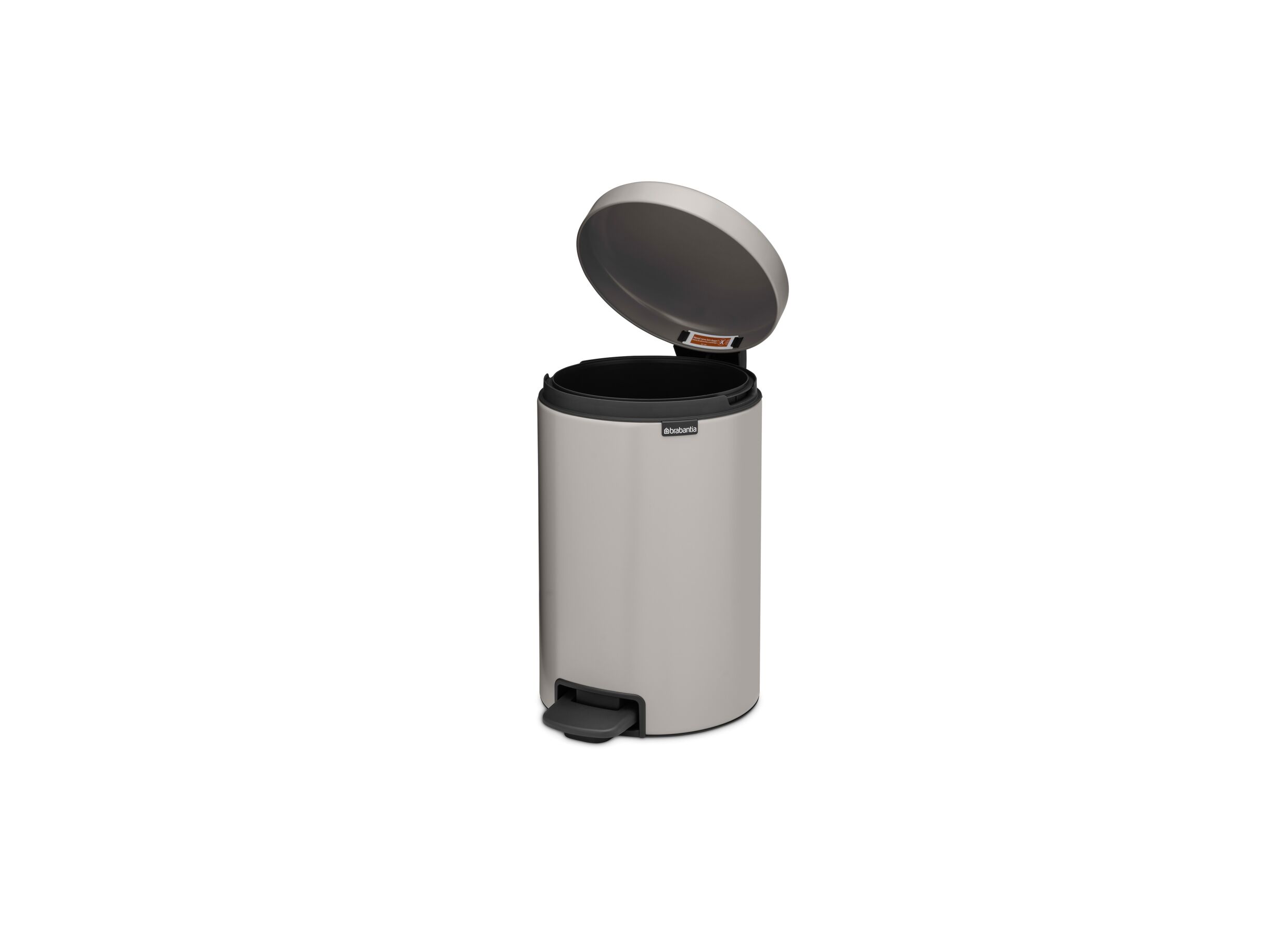 Overzichtsfoto - Pedaalemmer NewIcon Brabantia 12L - soft grey