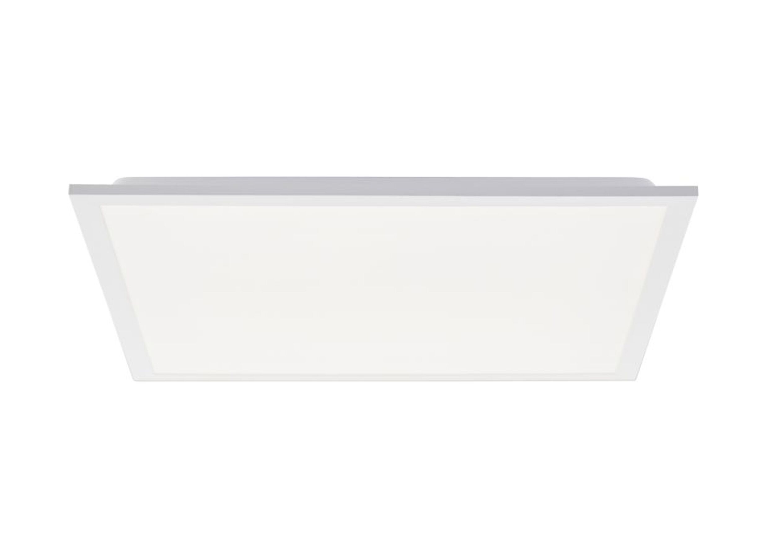 Plafondlamp Briston 45x45x5cm - kunststof & metaal - wit - Plafondlamp Briston 45x45x5cm - kunststof & metaal - wit