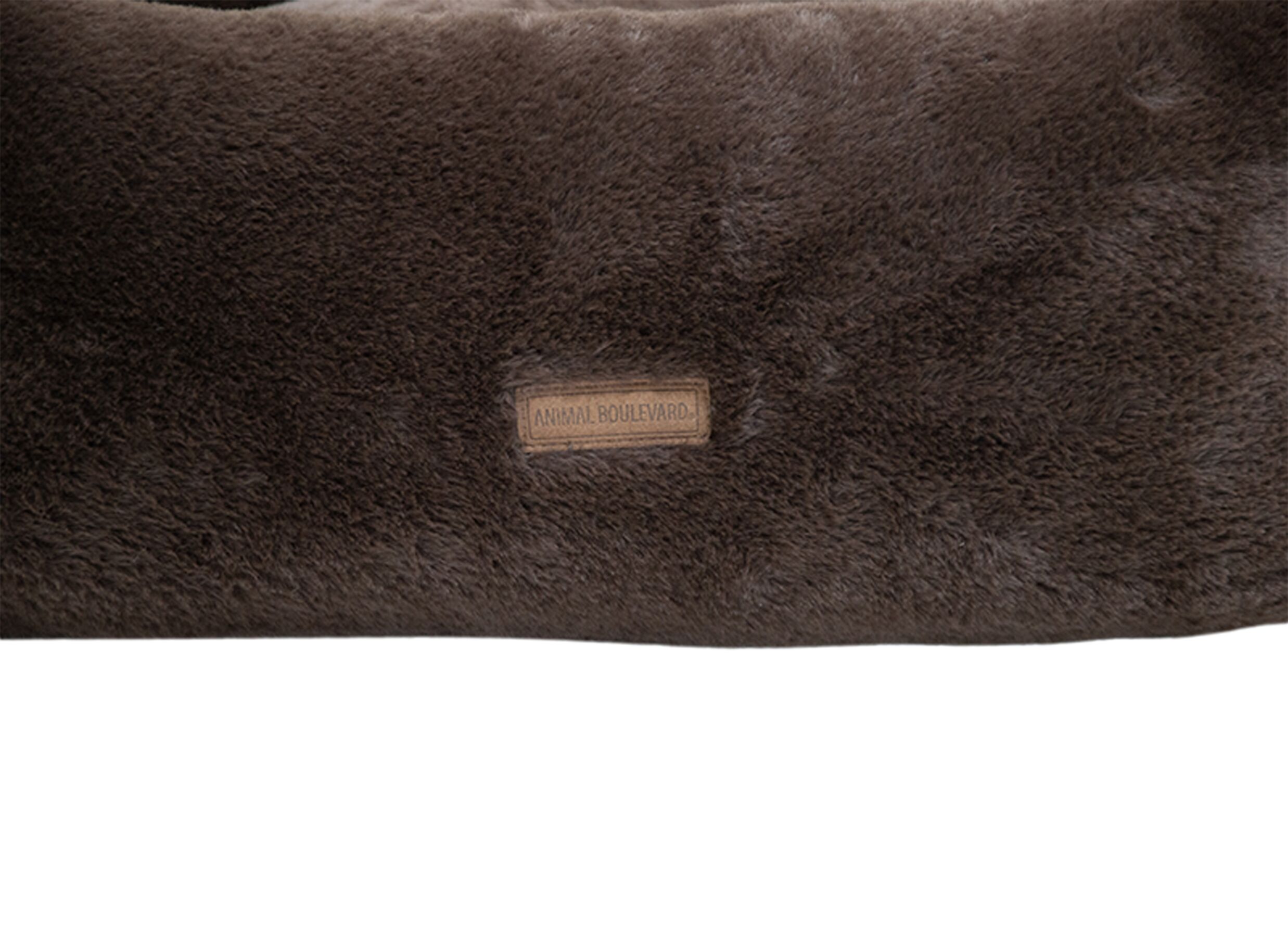 Detail - Panier pour chien Champs elysees L 95x75x30cm - tissu - marron foncé