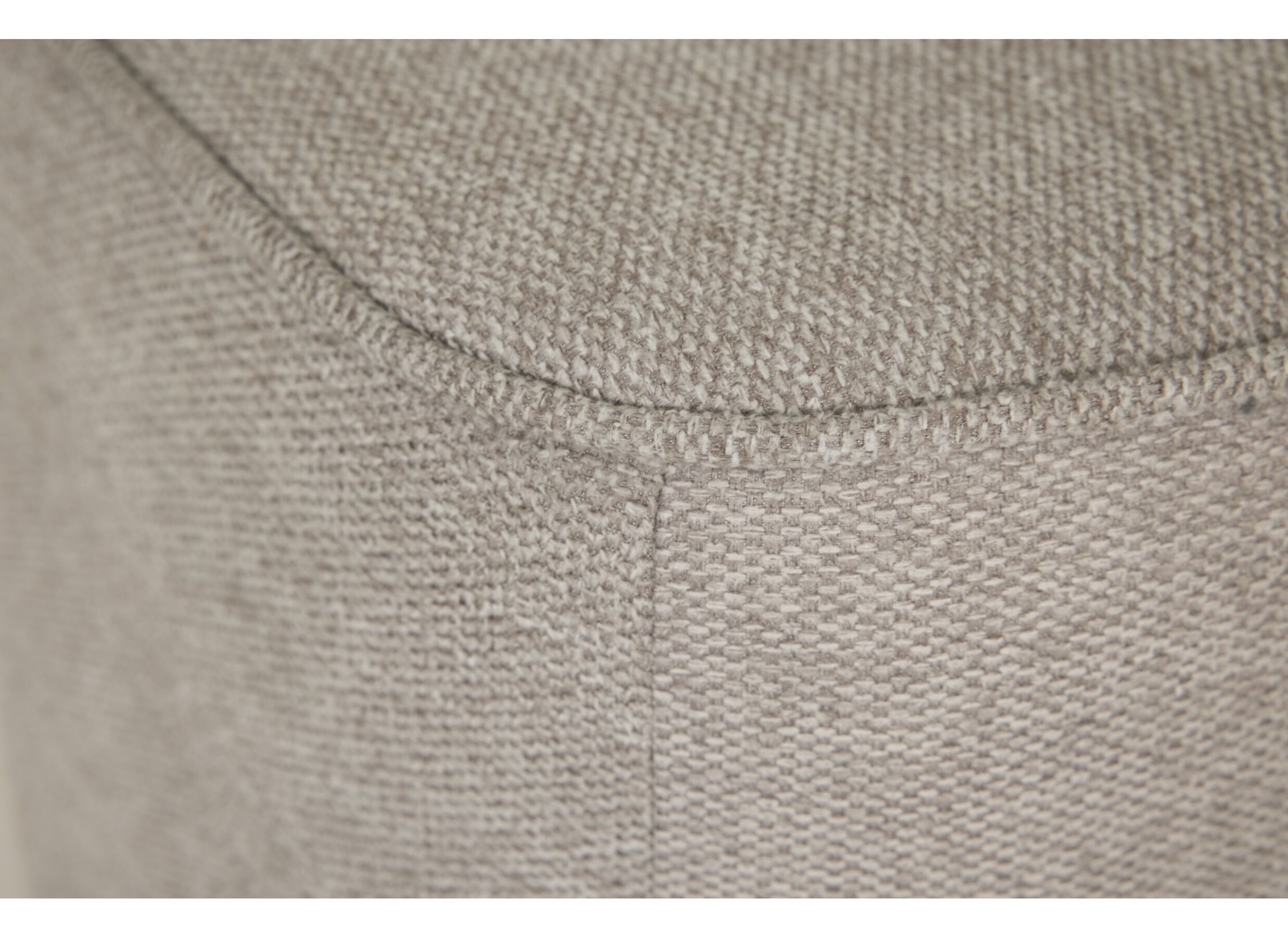 Detail - Pouf Mono tissu greige
