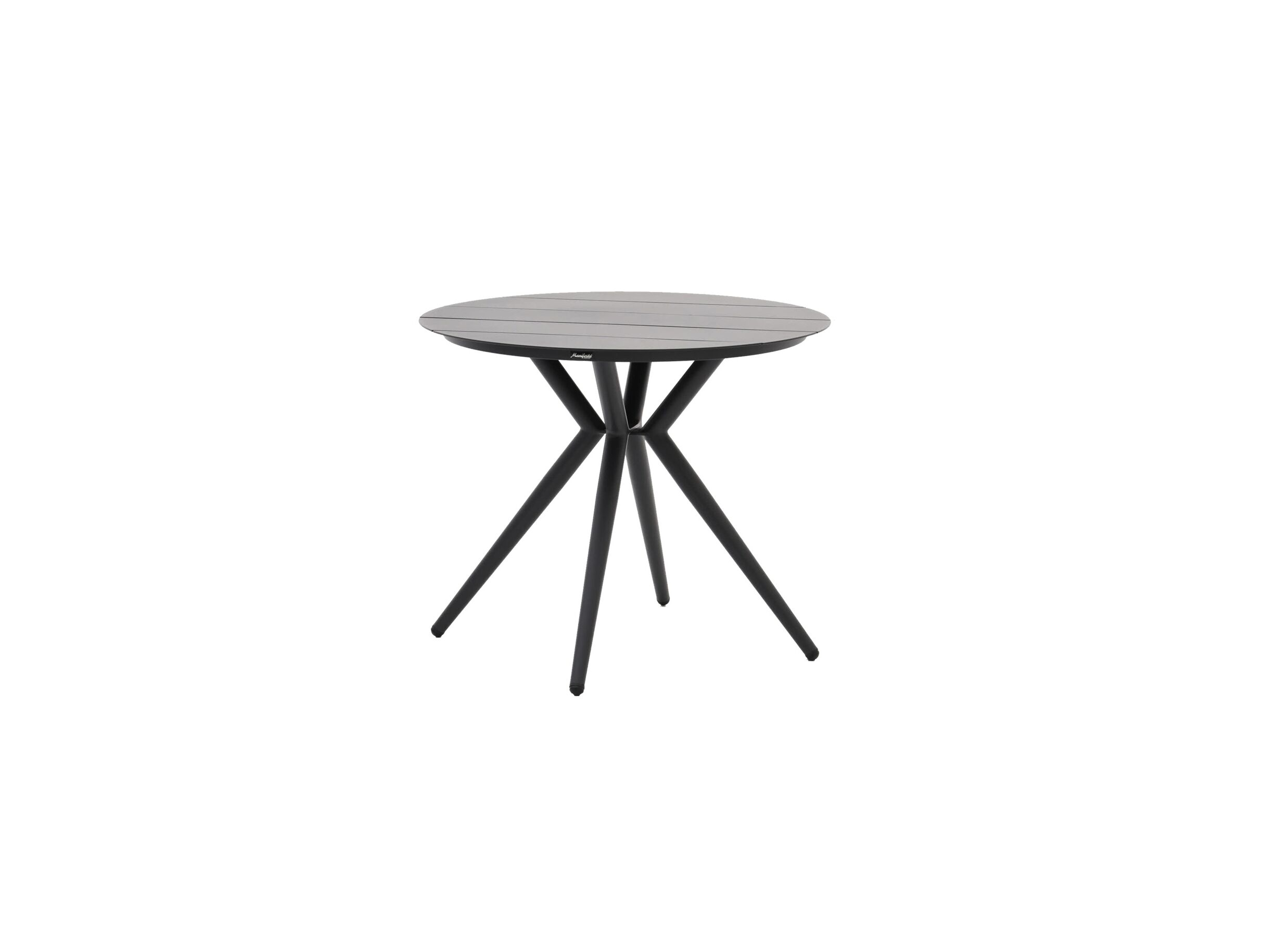 Tuintafel Shore Ø90cm - aluminium - antraciet - Table de jardin Shore Ø90cm - aluminium - anthracite