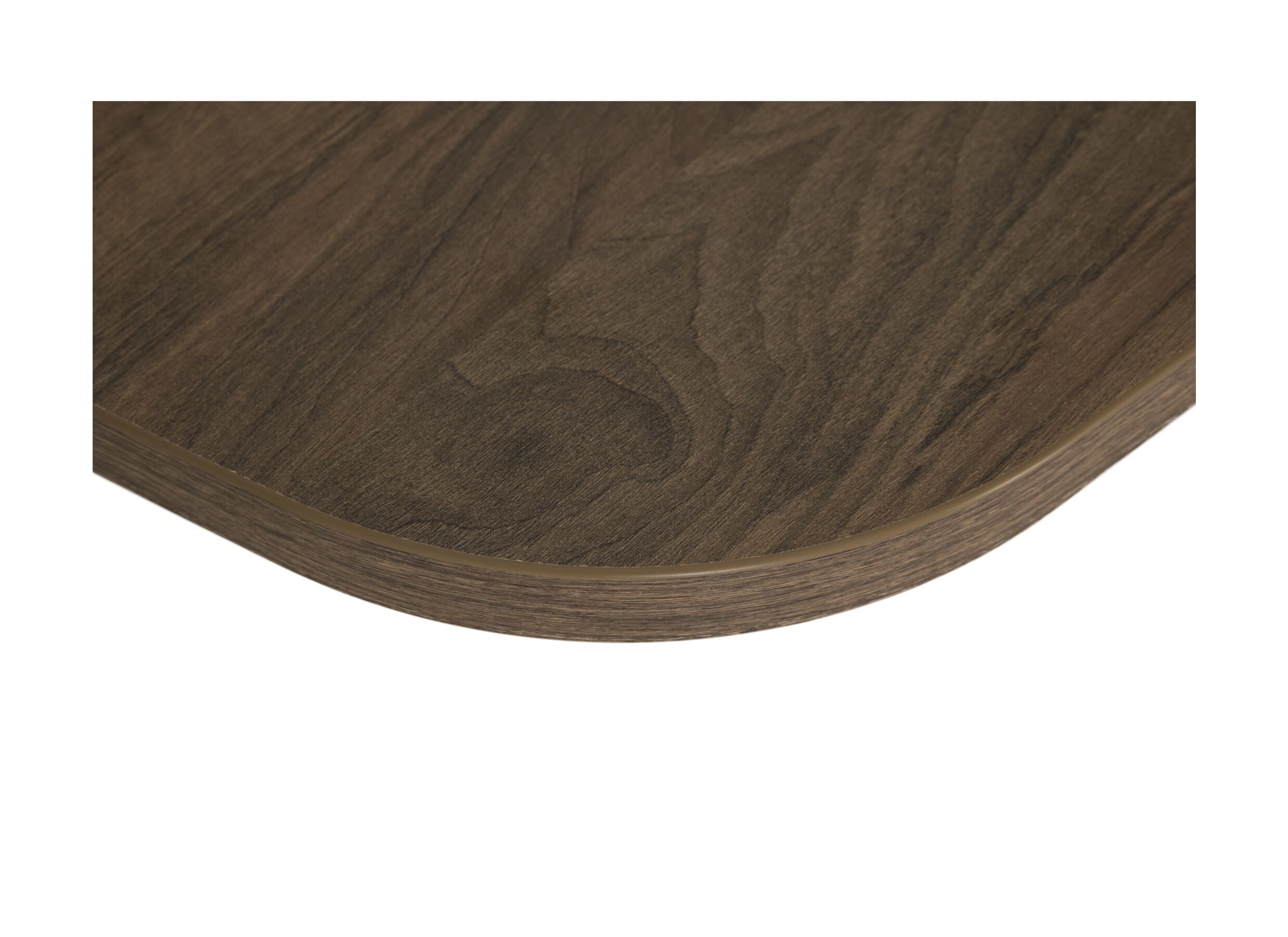 Detailfoto - Tafel 163x100cm - melamine - brushed walnut nature
