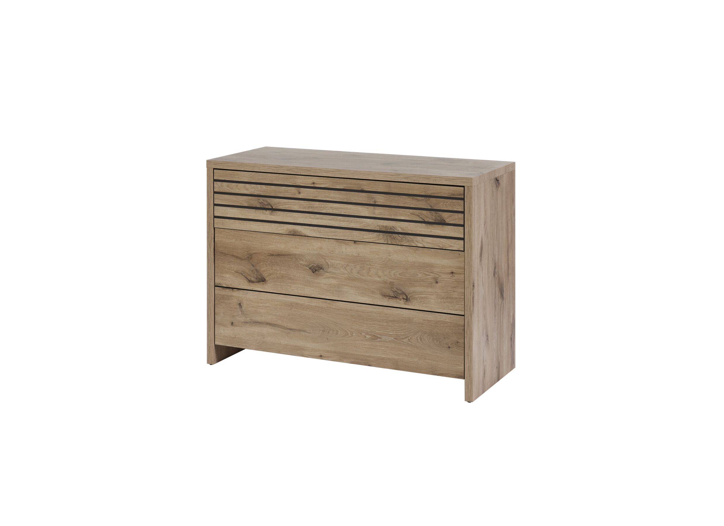 Commode Tanya 111x48x81cm - decor - canyon oak/elegant black - Commode Tanya 111x48x81cm - décor - canyon oak/elegant black