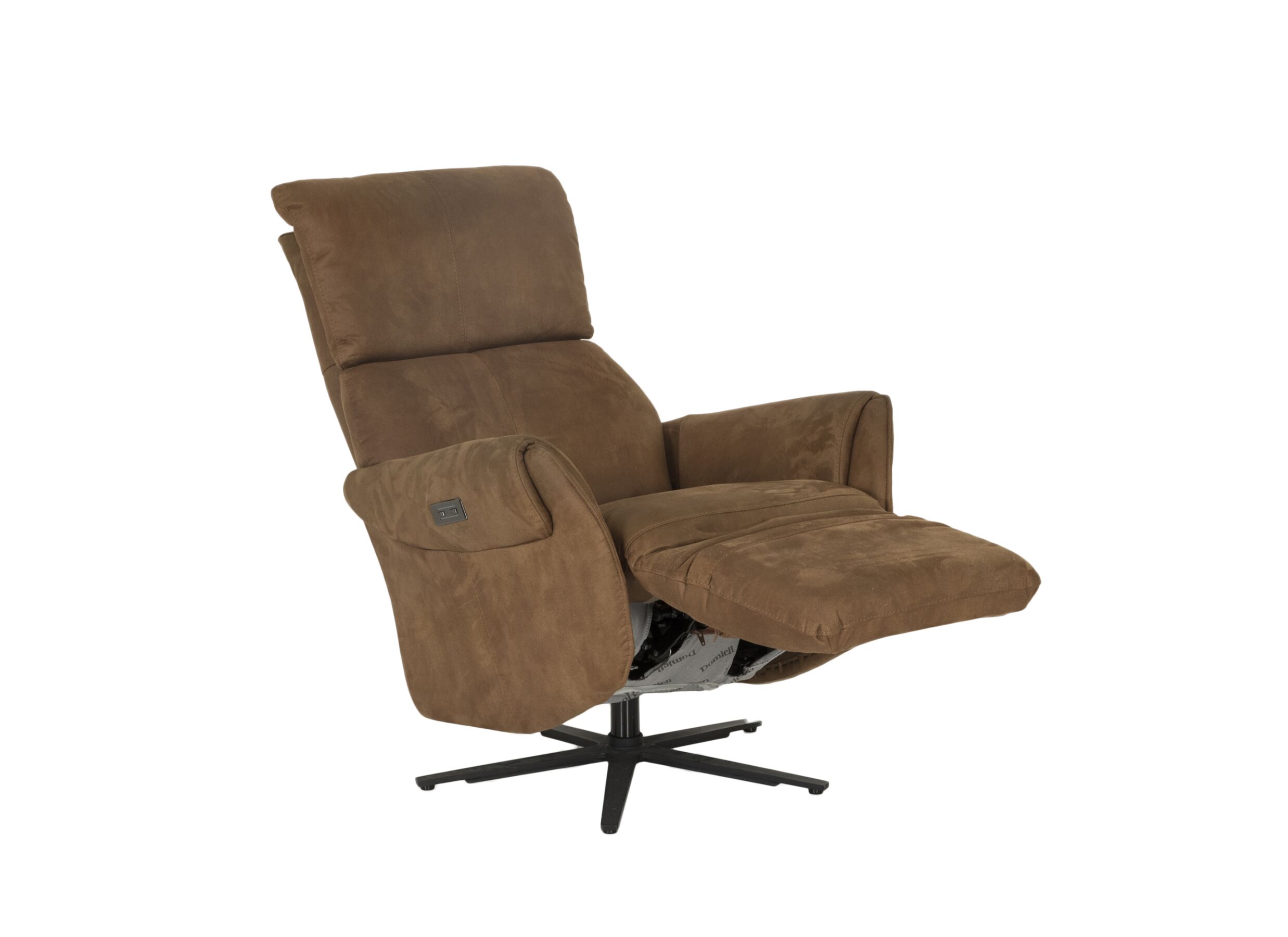 Aperçu - Fauteuil relax Yup électrique - tissu - marron