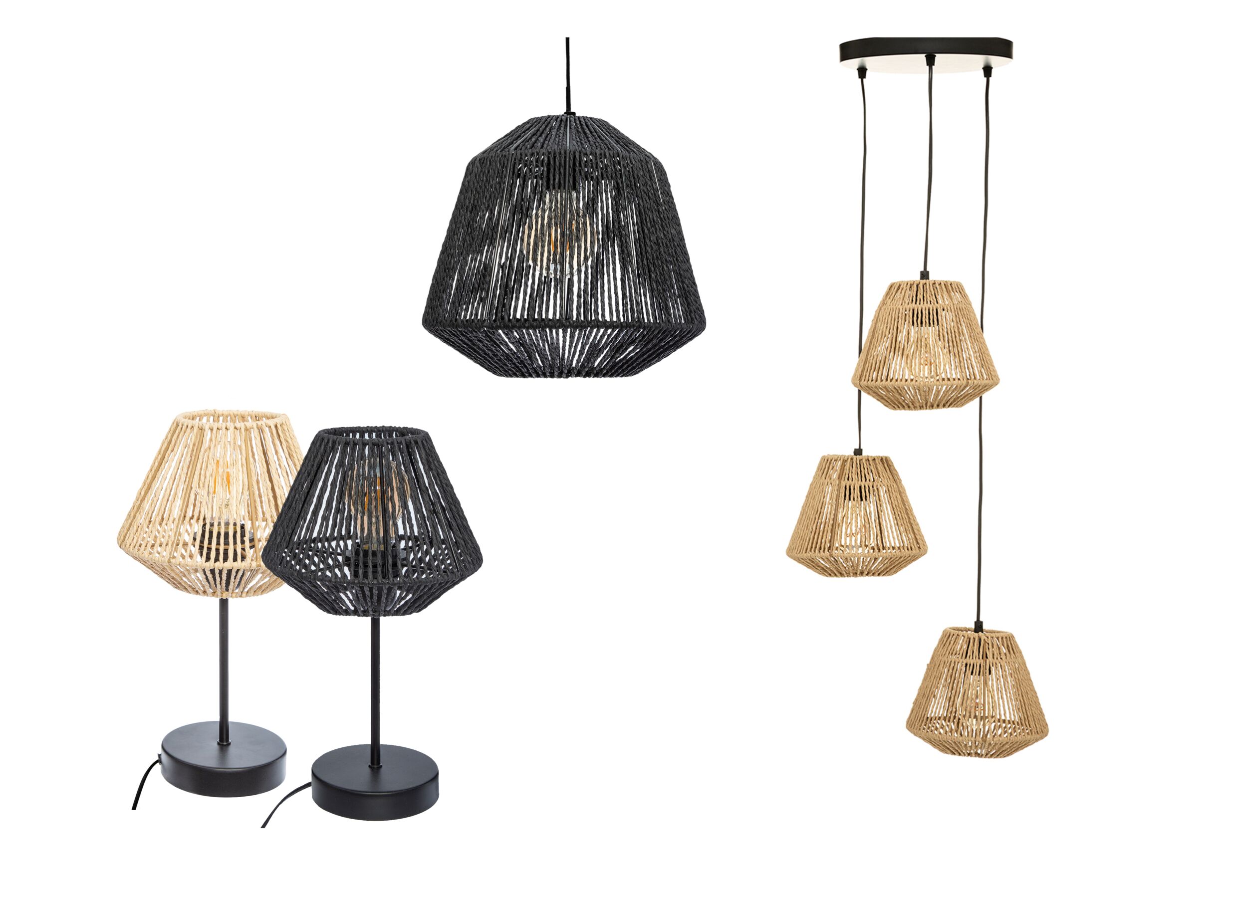Lampe de table Jily E27 H34cm