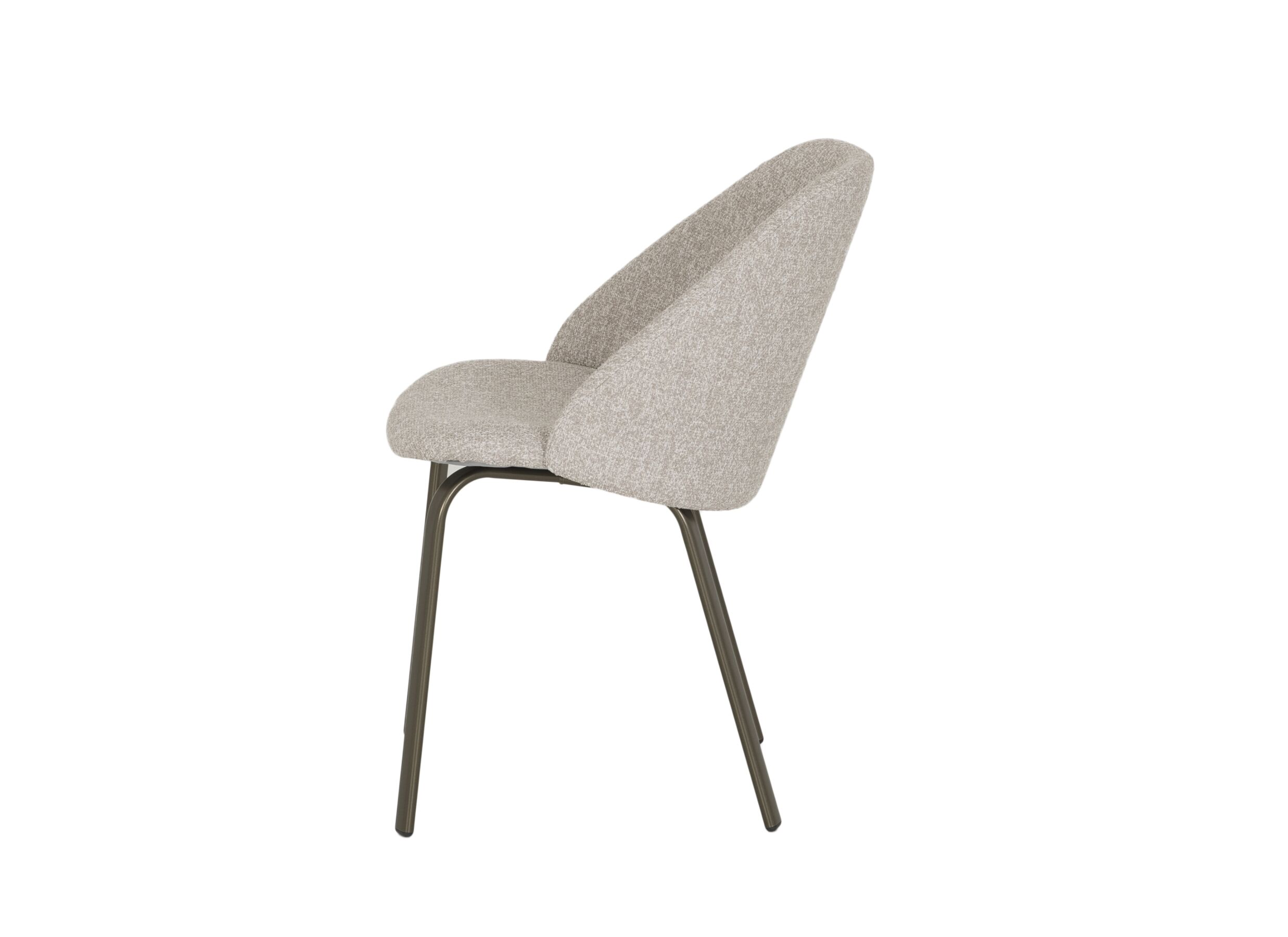 Aperçu - Chaise Sofia 55x59,5x81cm - fibre polyester - beige
