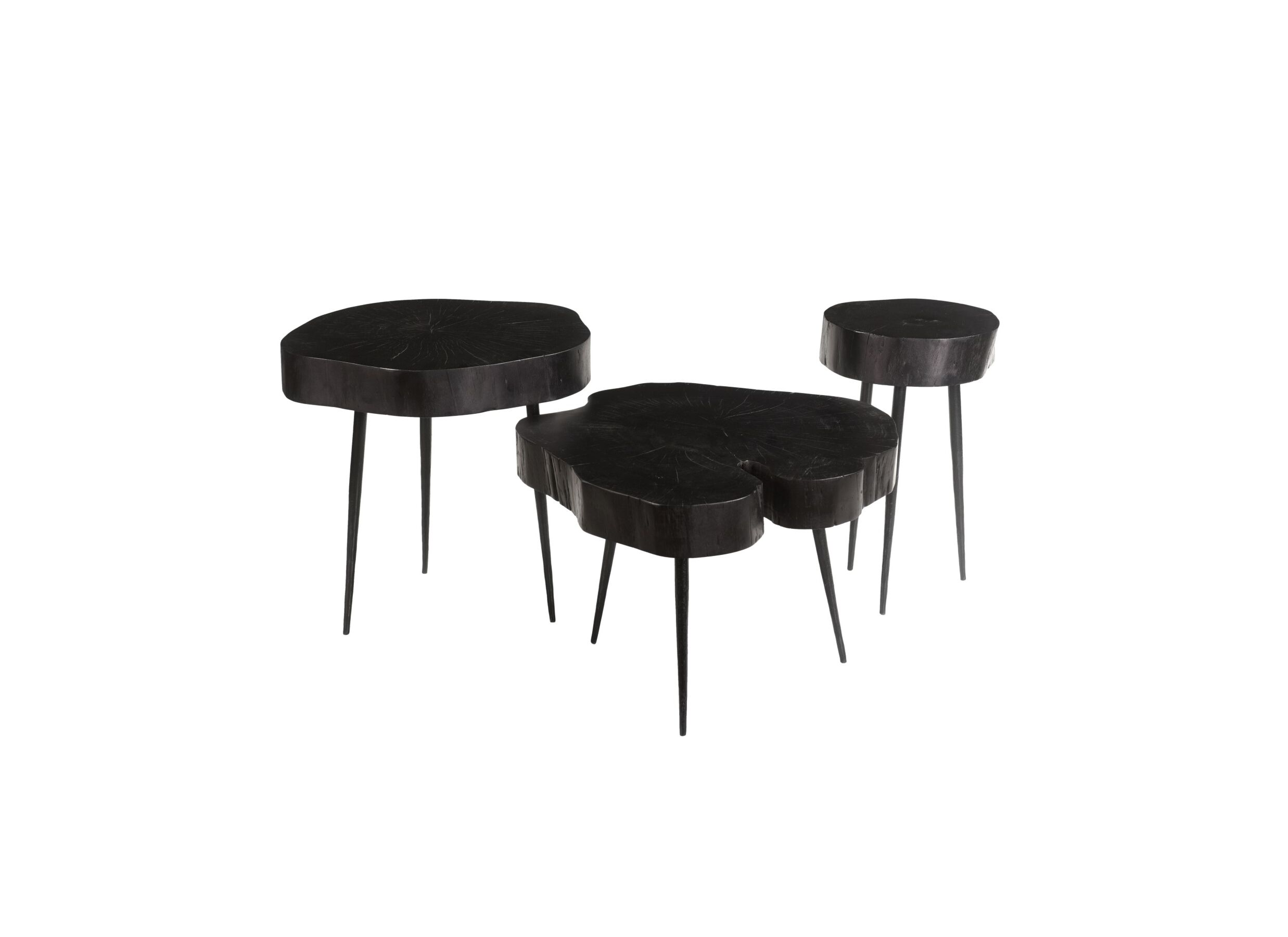 Bijzettafel Ellis Ø55cm set van 3 - Bijzettafel Ellis Ø55cm set van 3