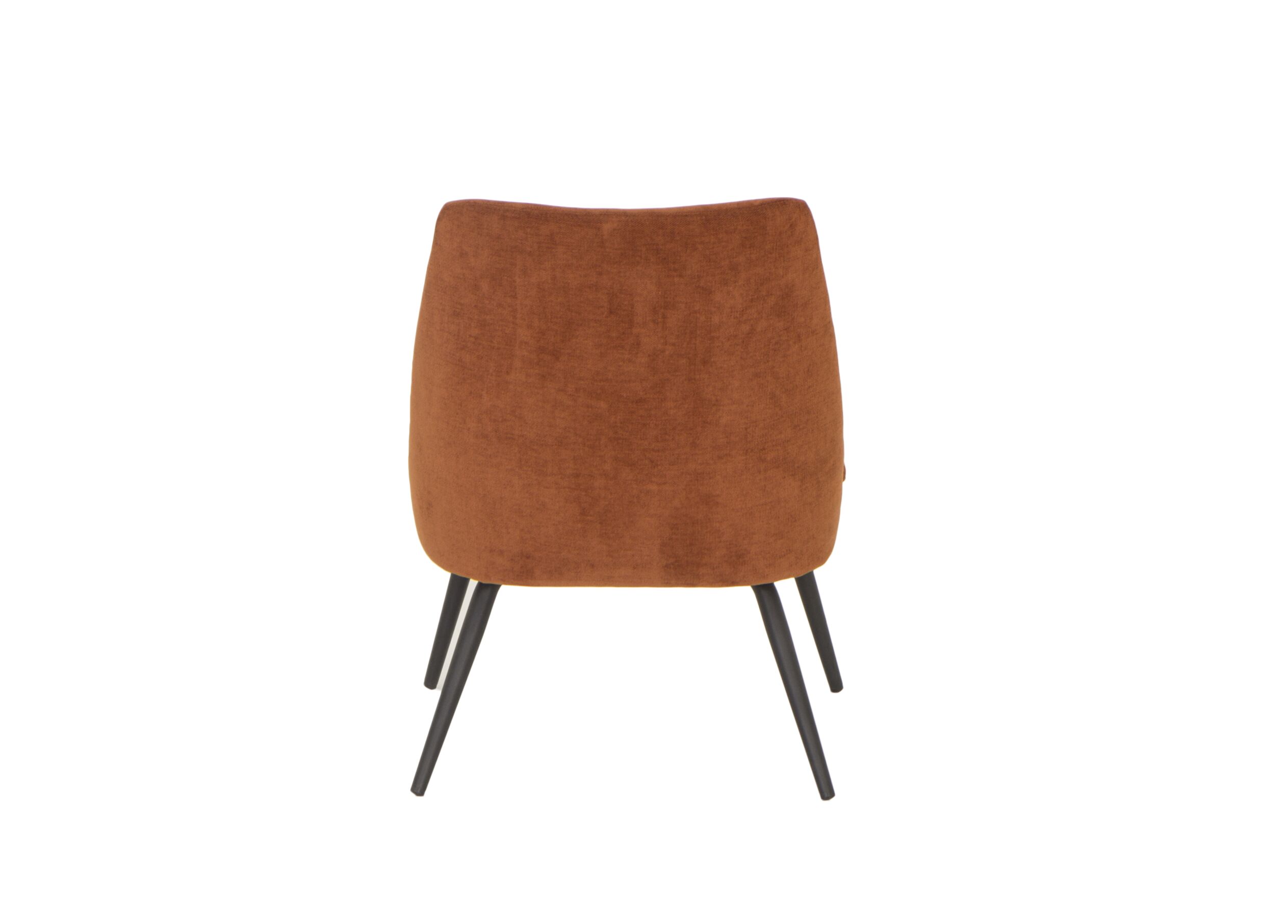 Fauteuil Yoyo 56x73x77cm - tissu - rouille