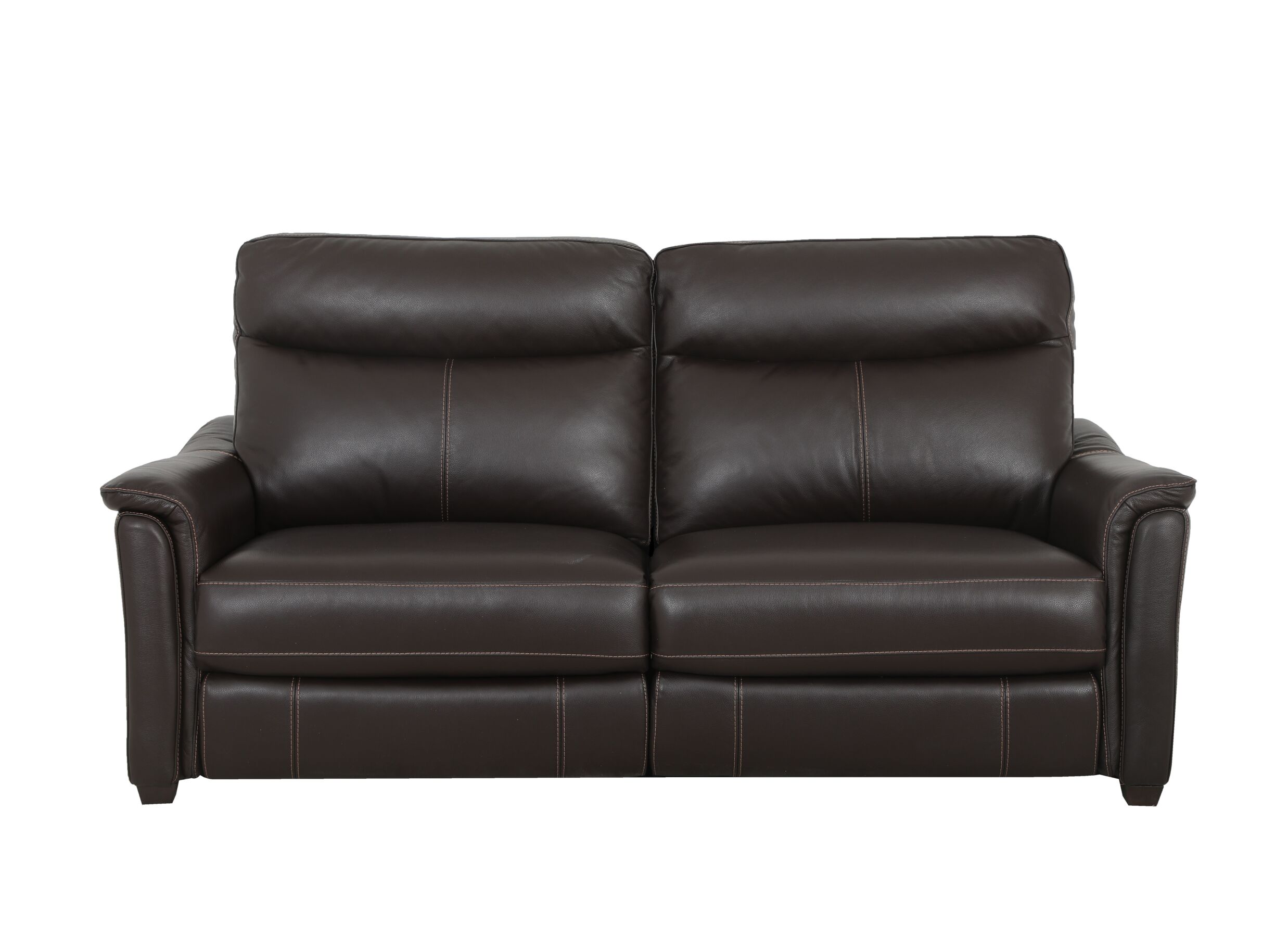 Zetel Wise 2 - Zetel Wise 2,5-zit - leder - walnut