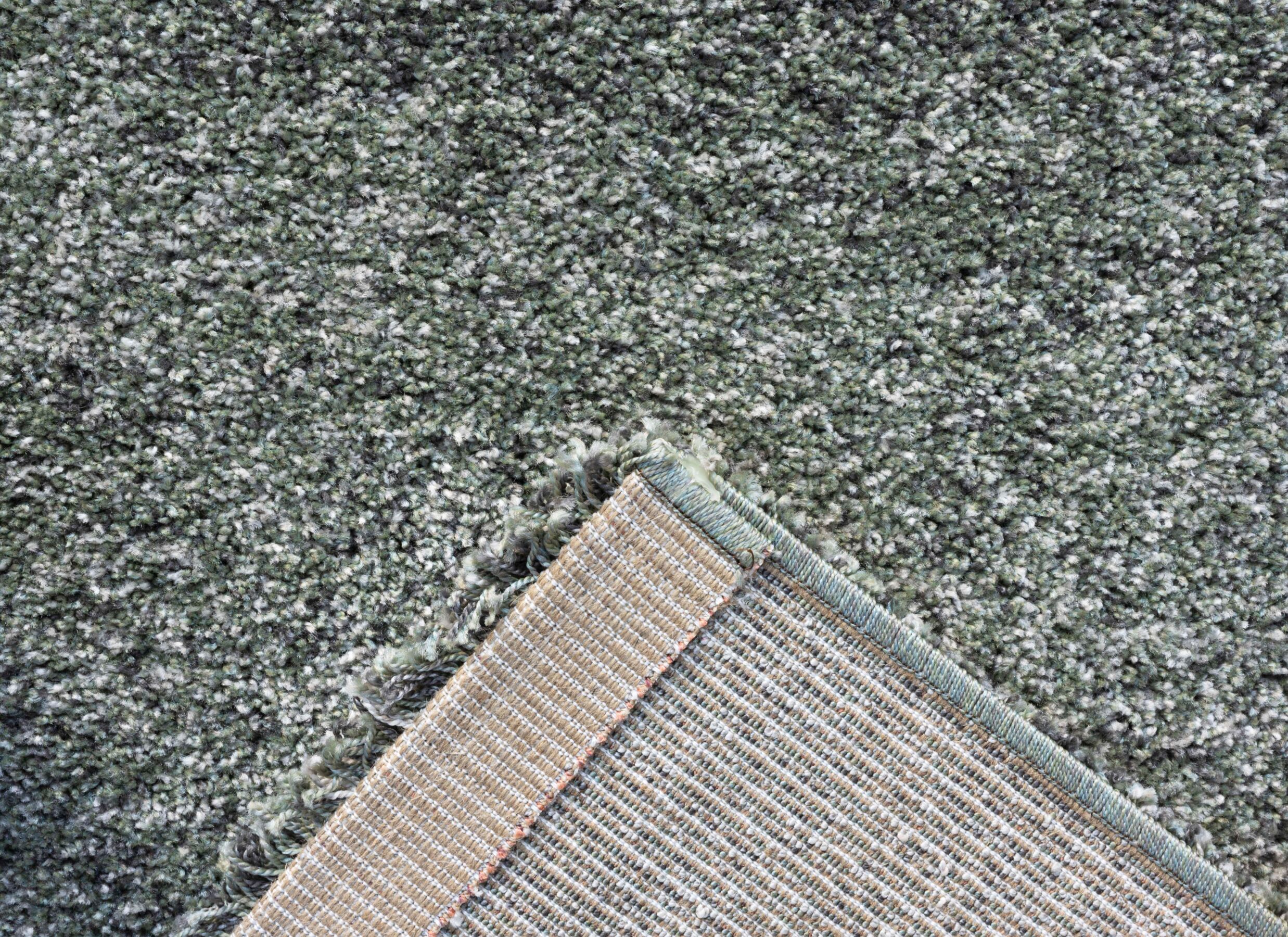 Detail - Tapis Medusa 240x300cm - fibre de polyester - vert gris