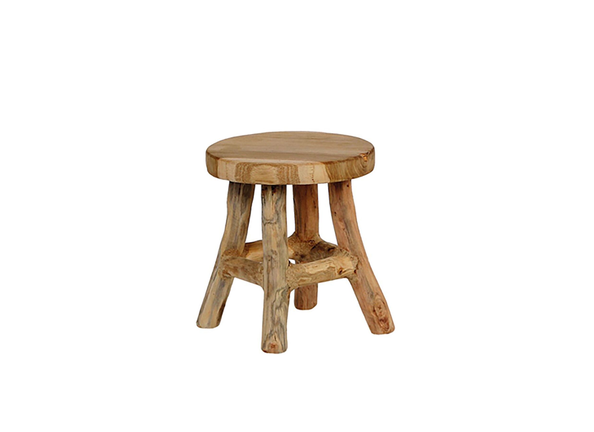Tabouret à plantes en teck H17cm - Tabouret à plantes en teck H17cm