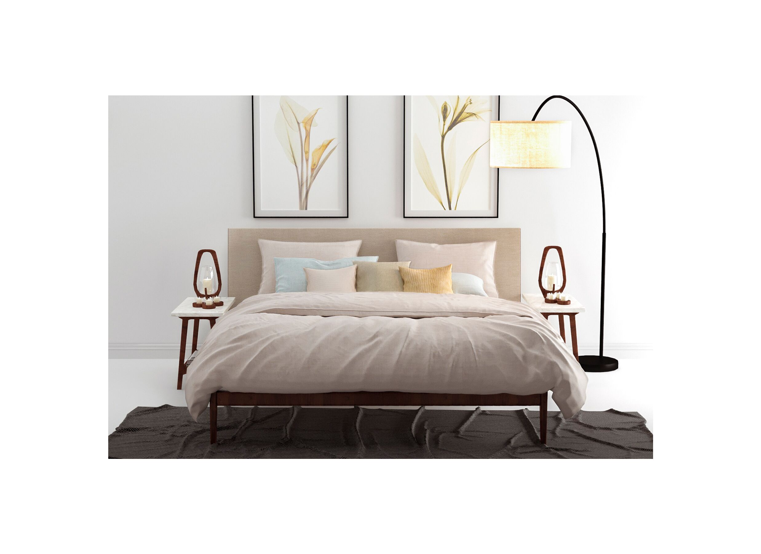 Foto ambiance - Housse de couette 260x224cm coton