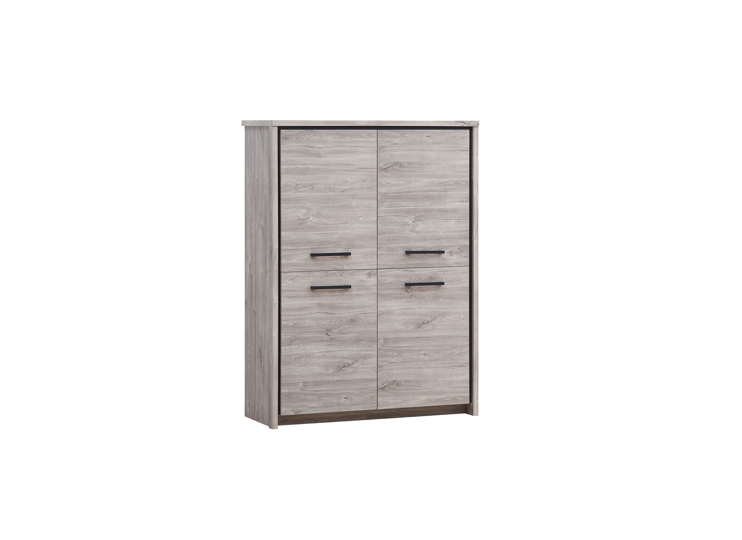 Barkast Elias 120cm decor - grijze eik