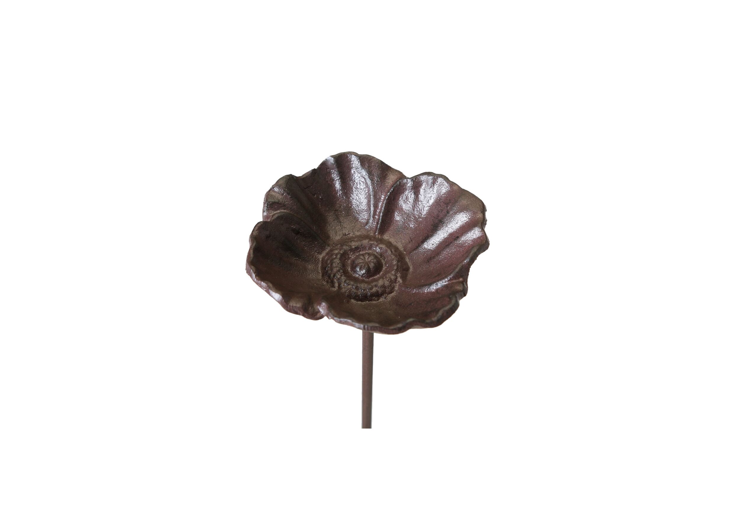 Aperçu - Bain d'oiseaux Blume H75cm - fonte - brun
