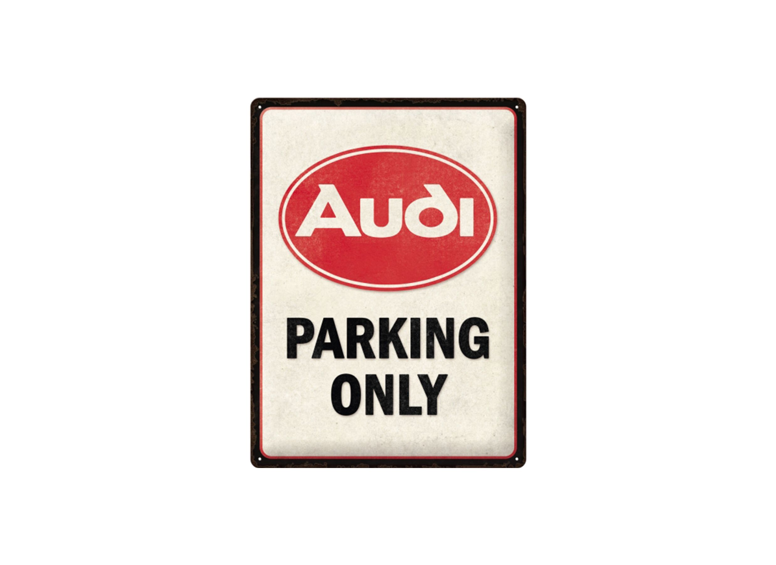 Plakkaat Audi 40x30cm - metaal - multicolor