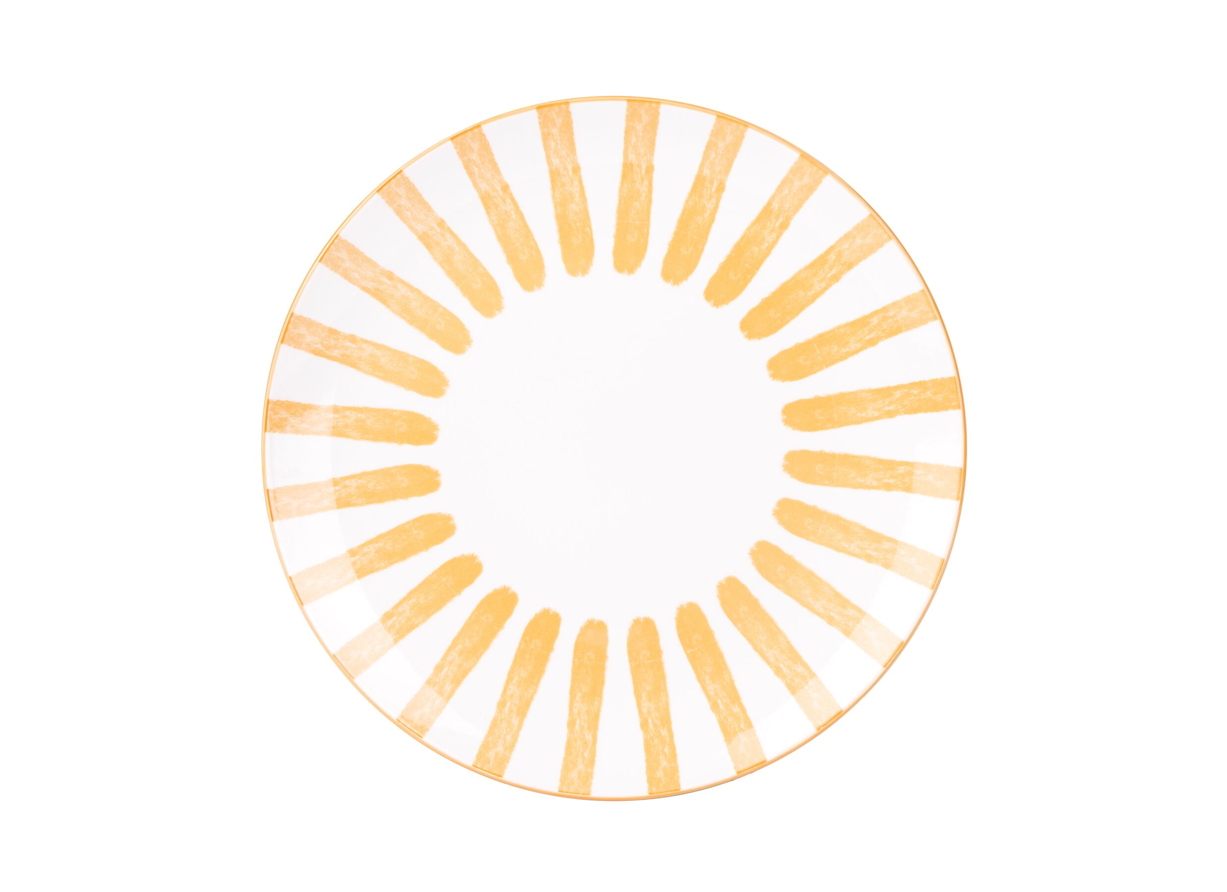 Overzichtsfoto - Bord Cabana Ø26,7cm - porselein - oranje