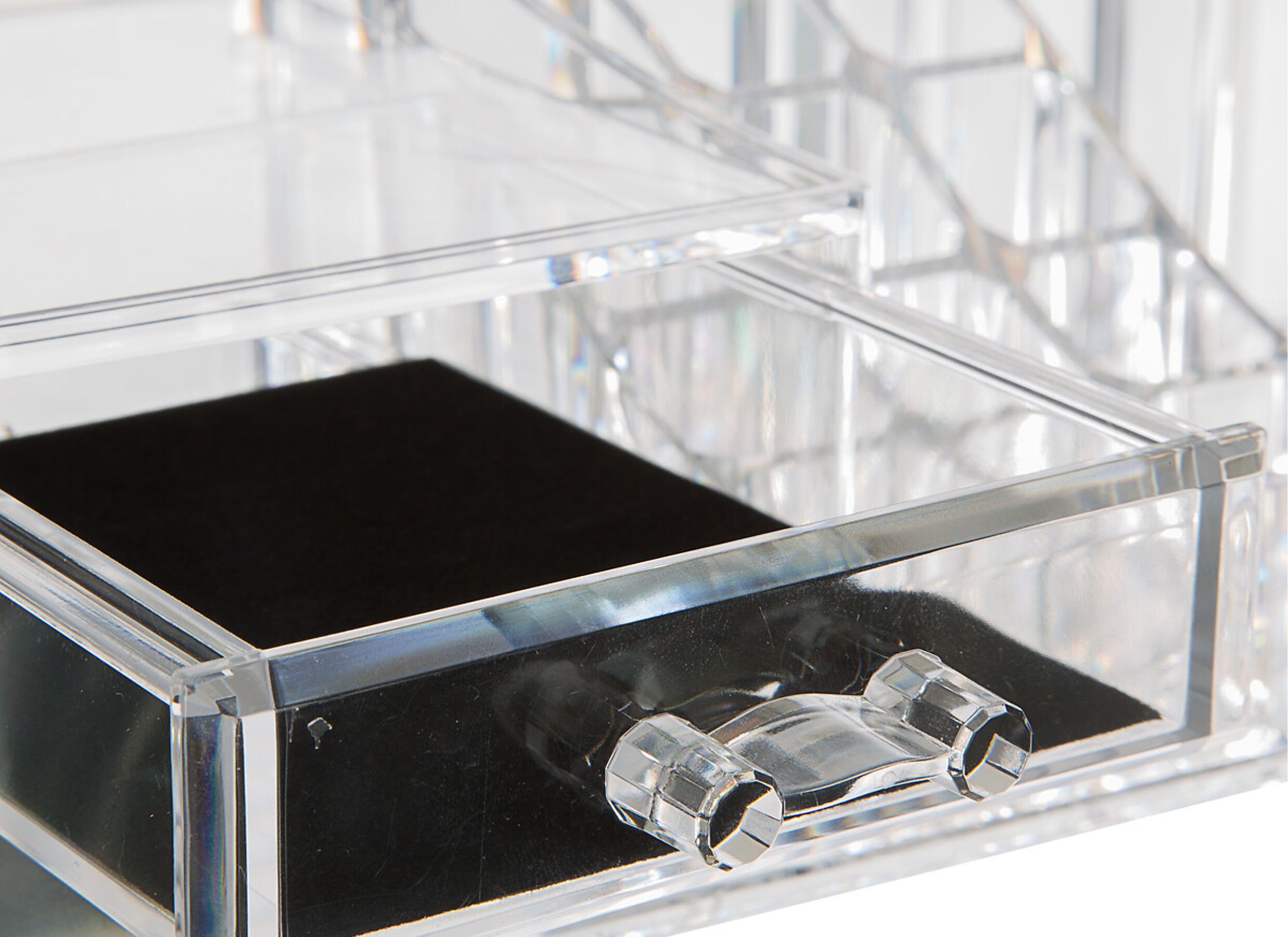 Detailfoto - Organizer Selena 30,6x15,3x9cm - polystyreen - transparant