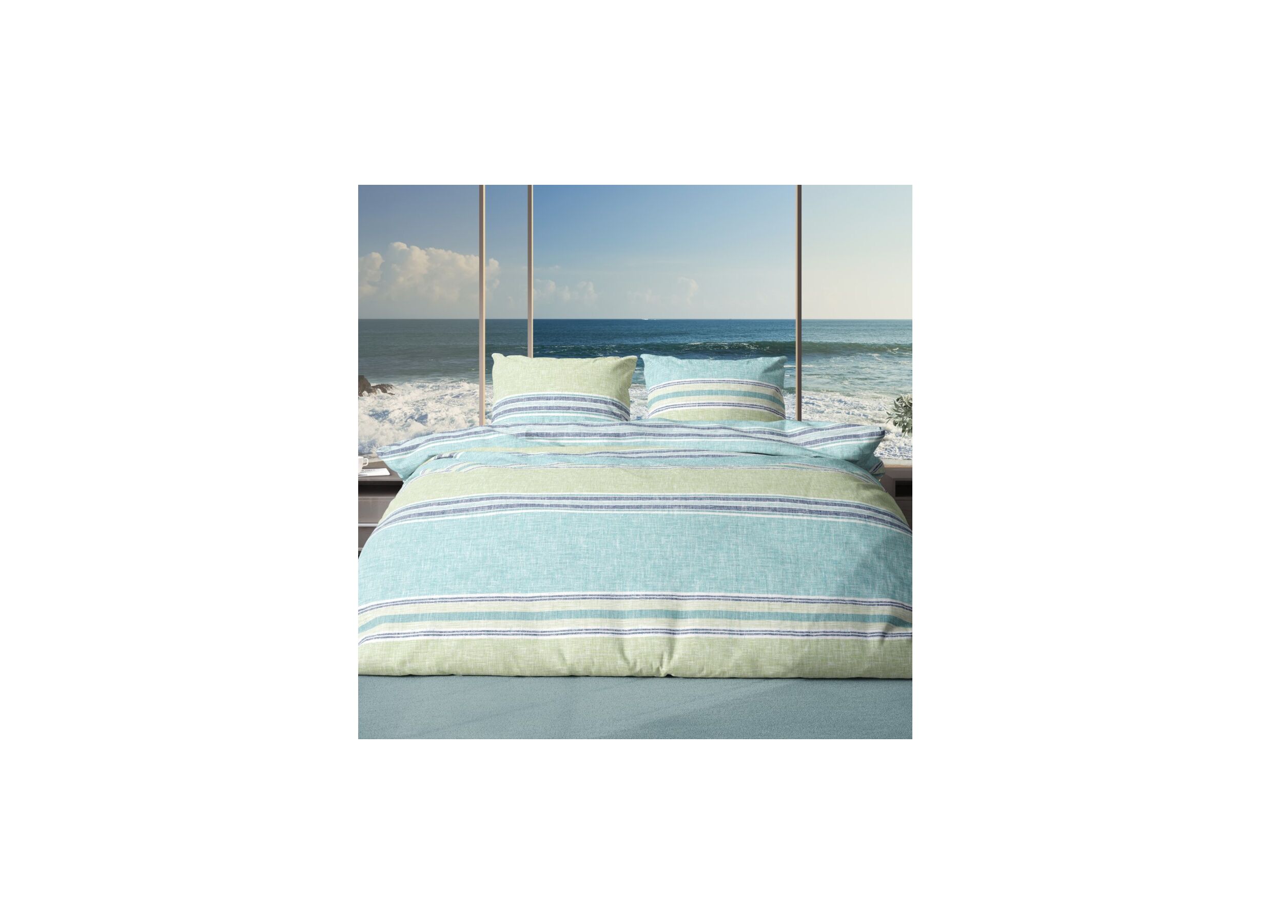 Foto ambiance - Housse de couette Alfie 240x200/220cm coton