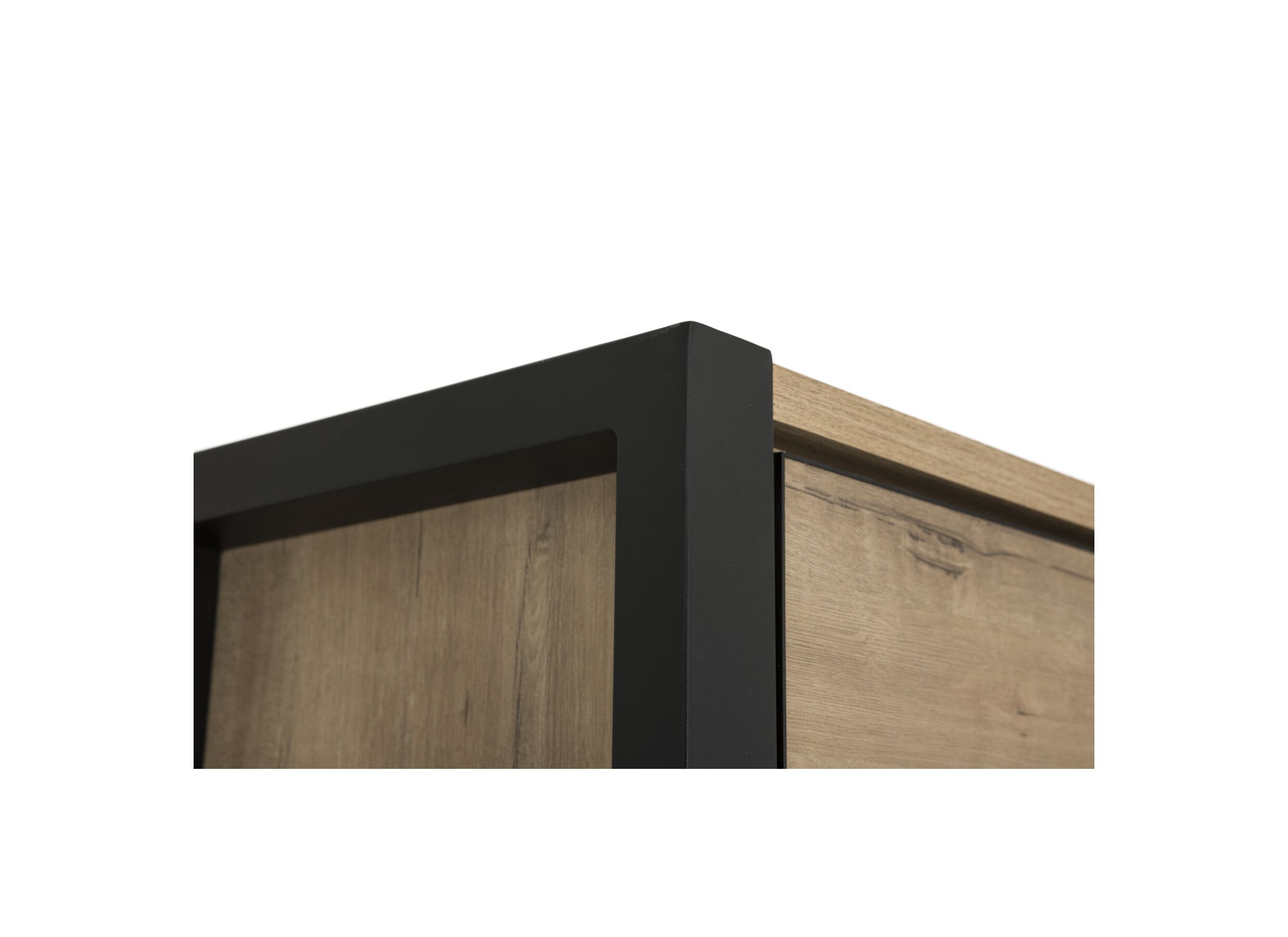 Detailfoto - Kast Cronos 130x45x200cm - decor eik - naturel