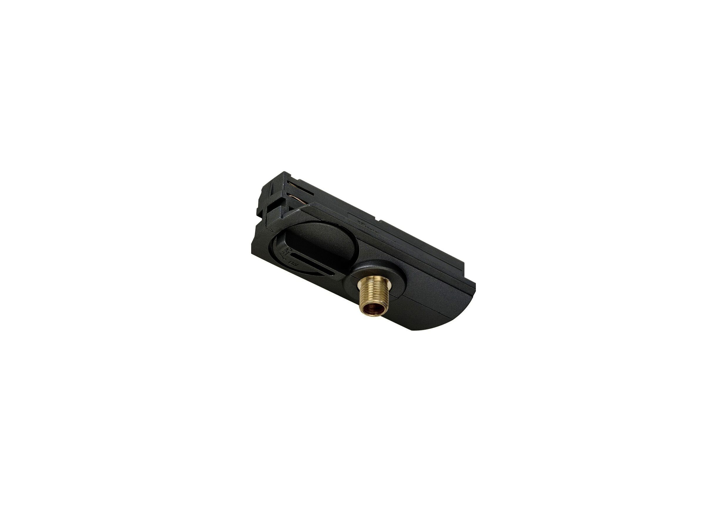 Systèmes rails Adaptateur monophasé noir - Systèmes rails Adaptateur monophasé noir