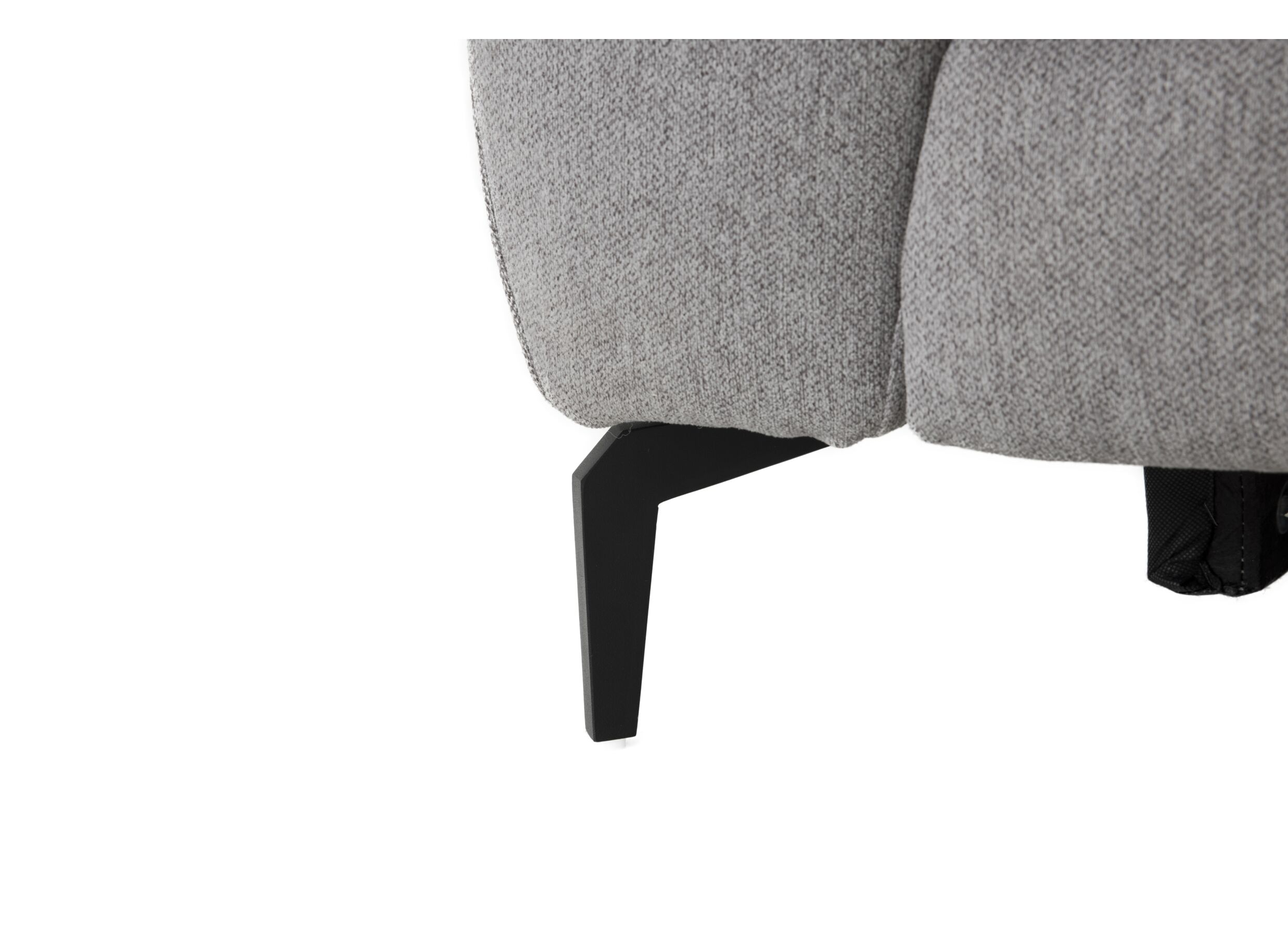 Hoeksalon Sub 302x243cm - stof - zilvergrijs met relax