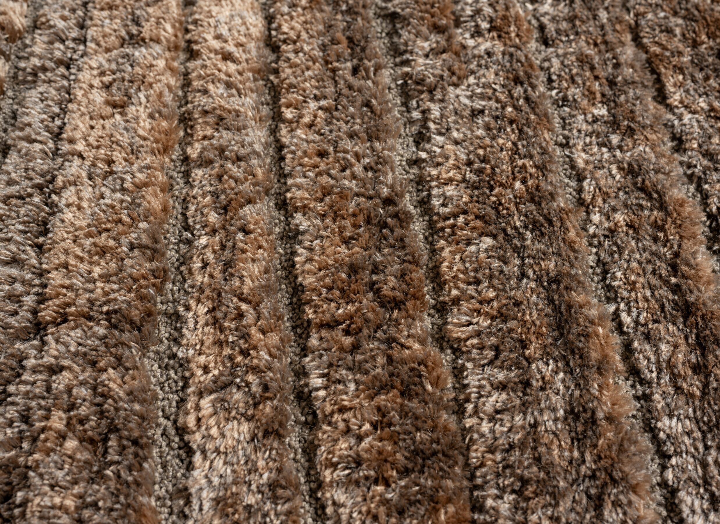 Detailfoto - Tapijt Madagaskar 160x230cm - polyestervezel - bruin