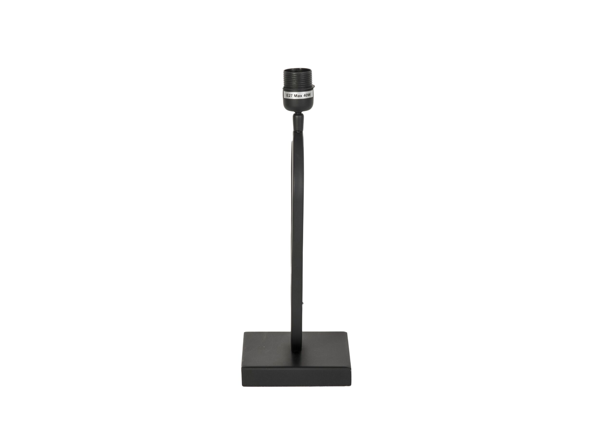 Aperçu - Lampe de table Rico E27 H40cm - métal - noir