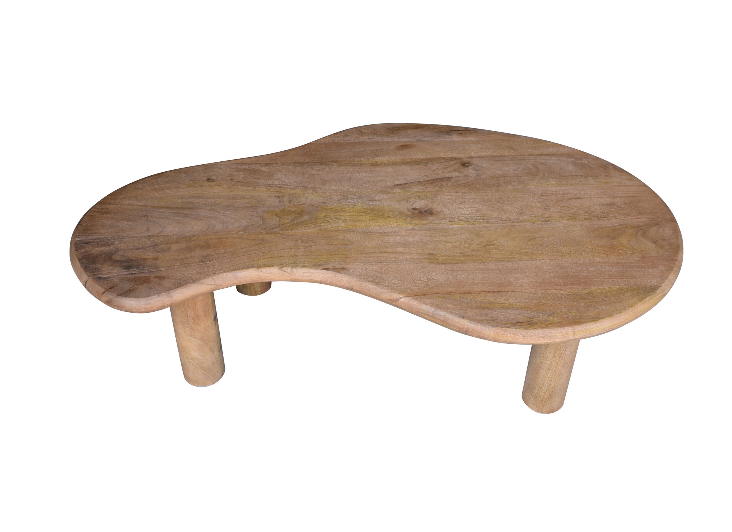 Table basse Odilon 145x85cm - bois massif - naturel