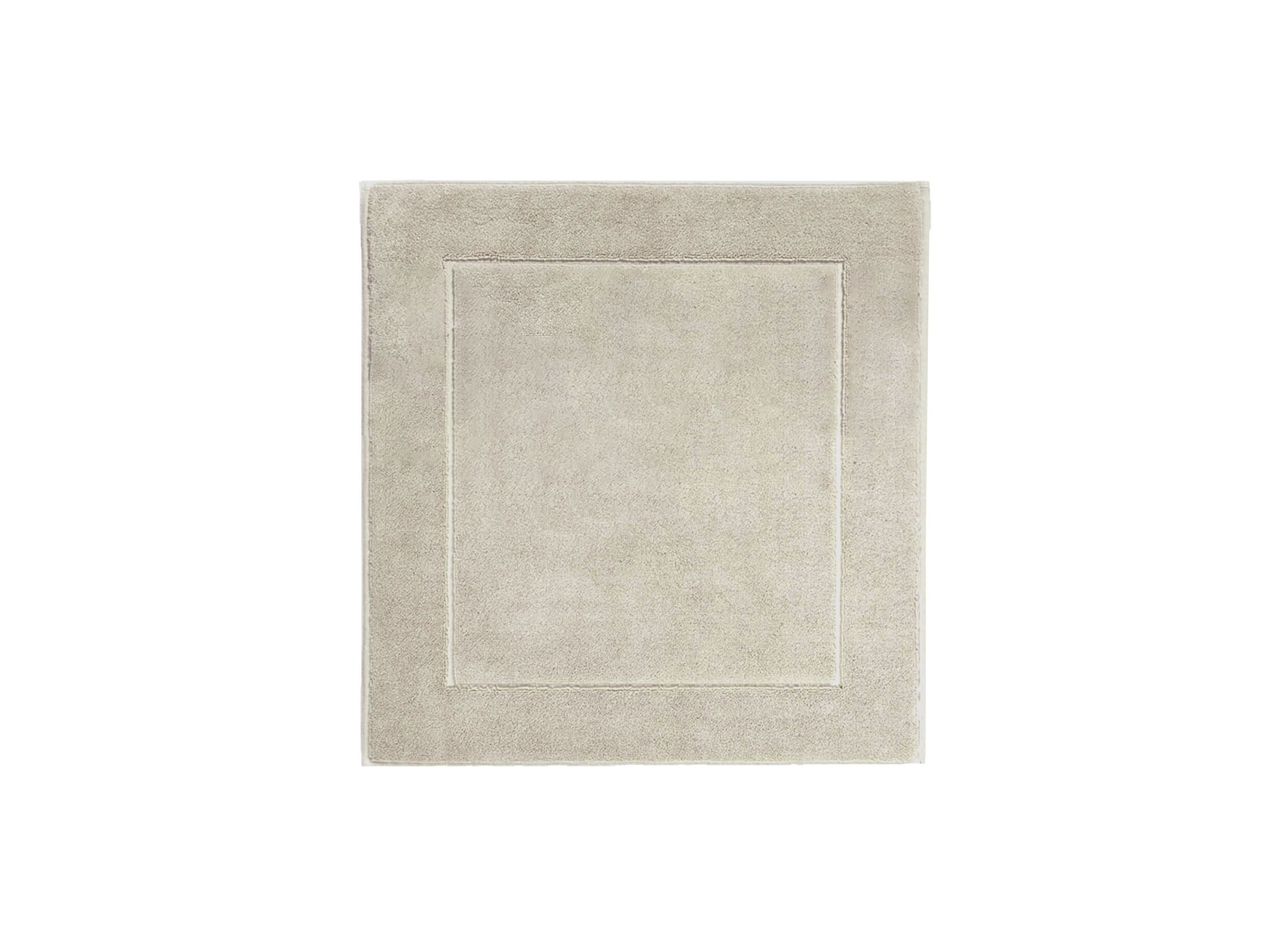 Plus Important - Tapis de bain London 60x60cm - coton - désert avec antidérapant