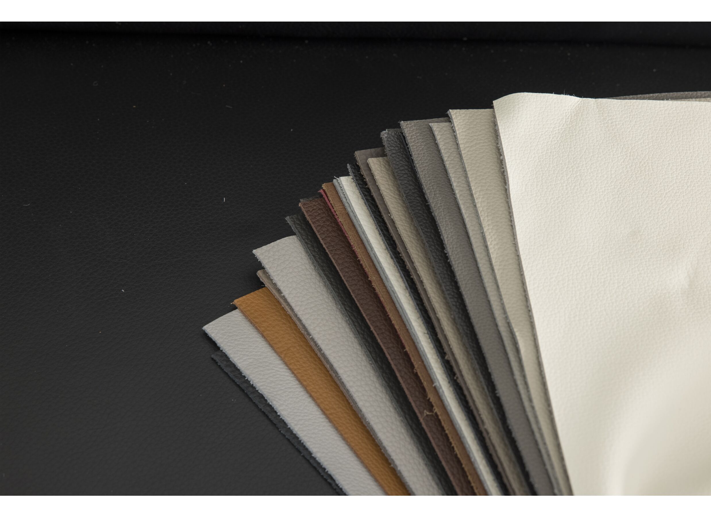 Hoeksalon After 295x232cm - leder - zwart met relax