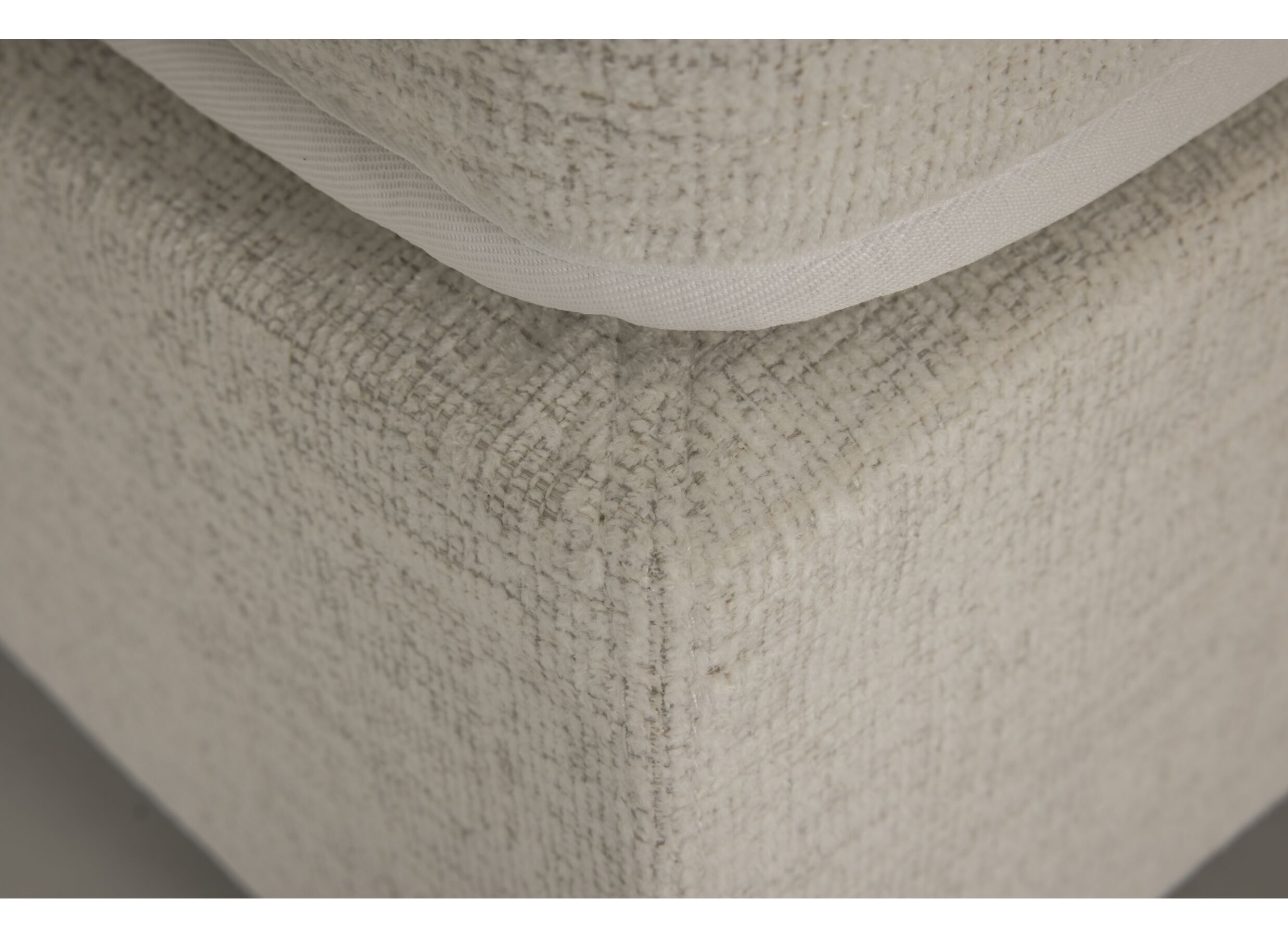 Detailfoto - Boxspring Kingstyle 140x200cm - stof - beige met opbergruimte